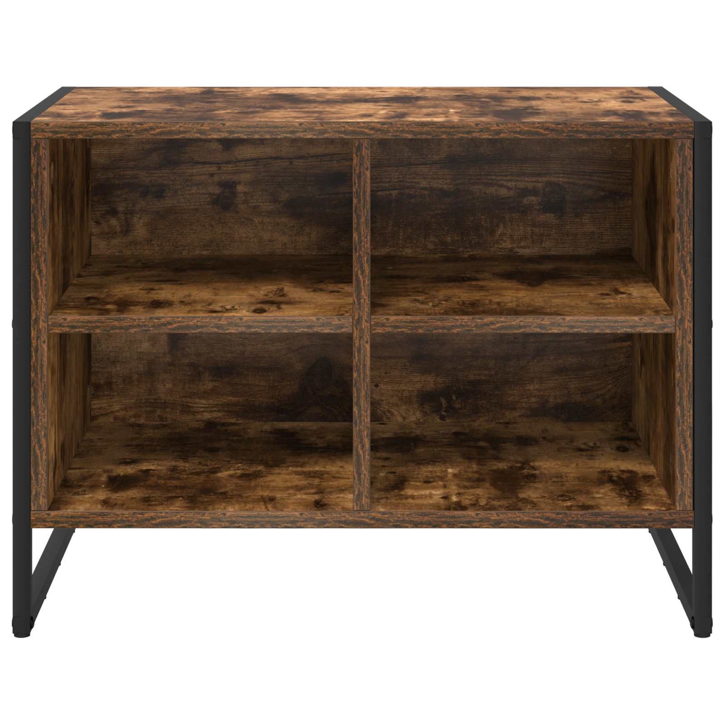 Schoenenkast met opslag Rook Eik 60 x 35 x 44 cm Bewerkt hout is nu te koop bij PeponiXL, paradijselijk wonen!