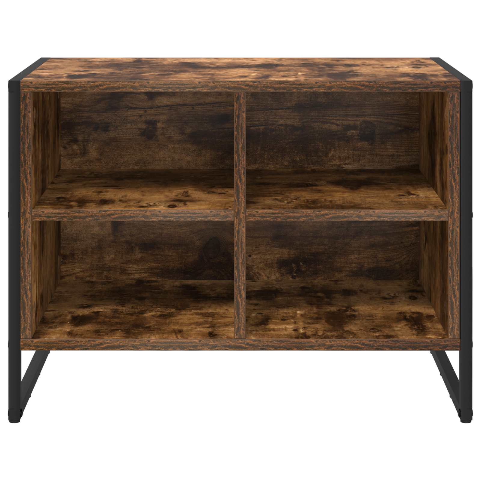 Schoenenkast met opslag Rook Eik 60 x 35 x 44 cm Bewerkt hout is nu te koop bij PeponiXL, paradijselijk wonen!