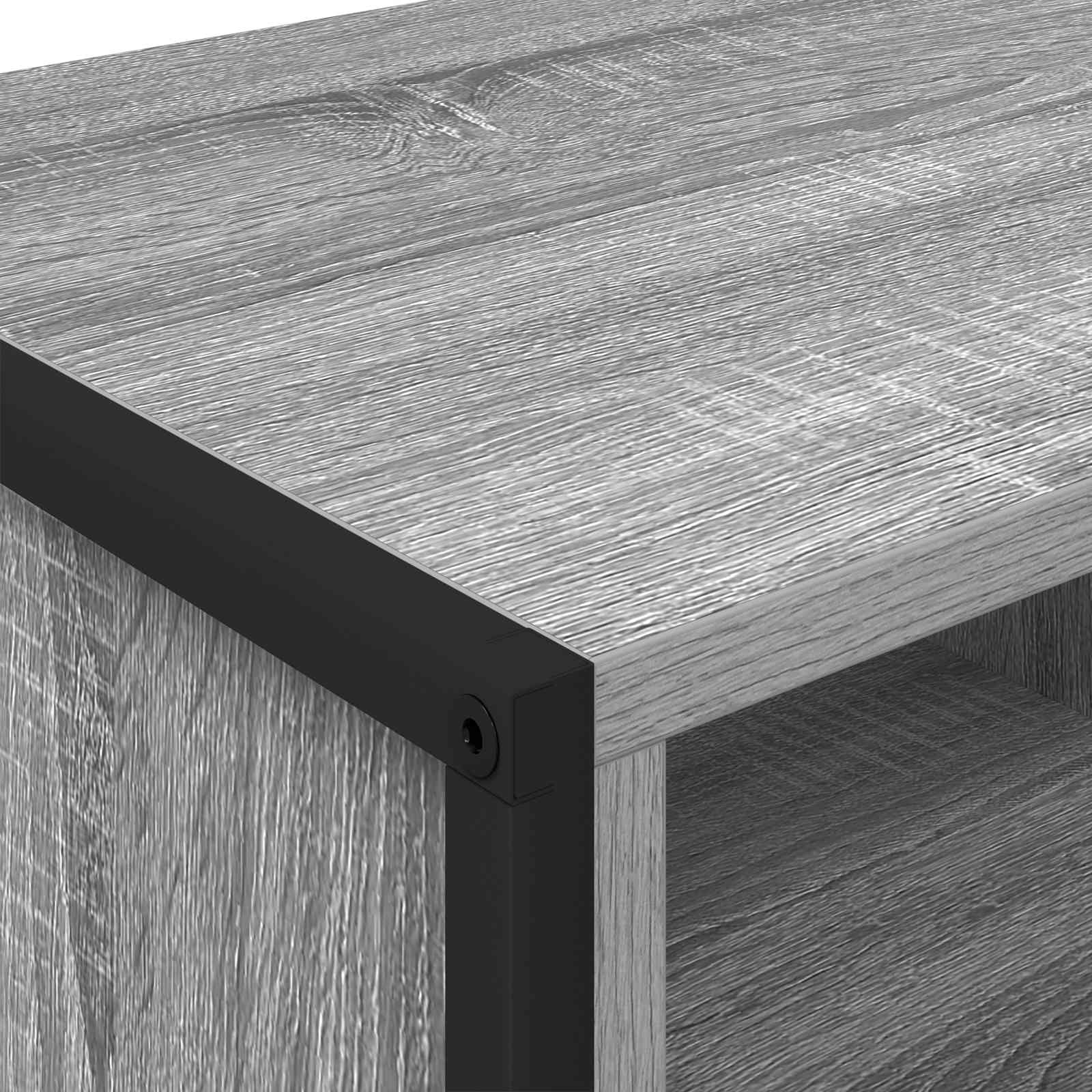 Schoenenkast Grijs Sonoma 60 x 35 x 44 cm Bewerkt hout is nu te koop bij PeponiXL, paradijselijk wonen!