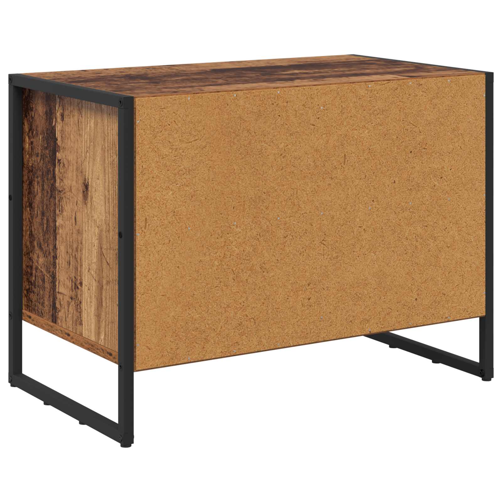 Schoenenkast met opslag Oud Hout 60 x 35 x 44 cm Bewerkt hout is nu te koop bij PeponiXL, paradijselijk wonen!