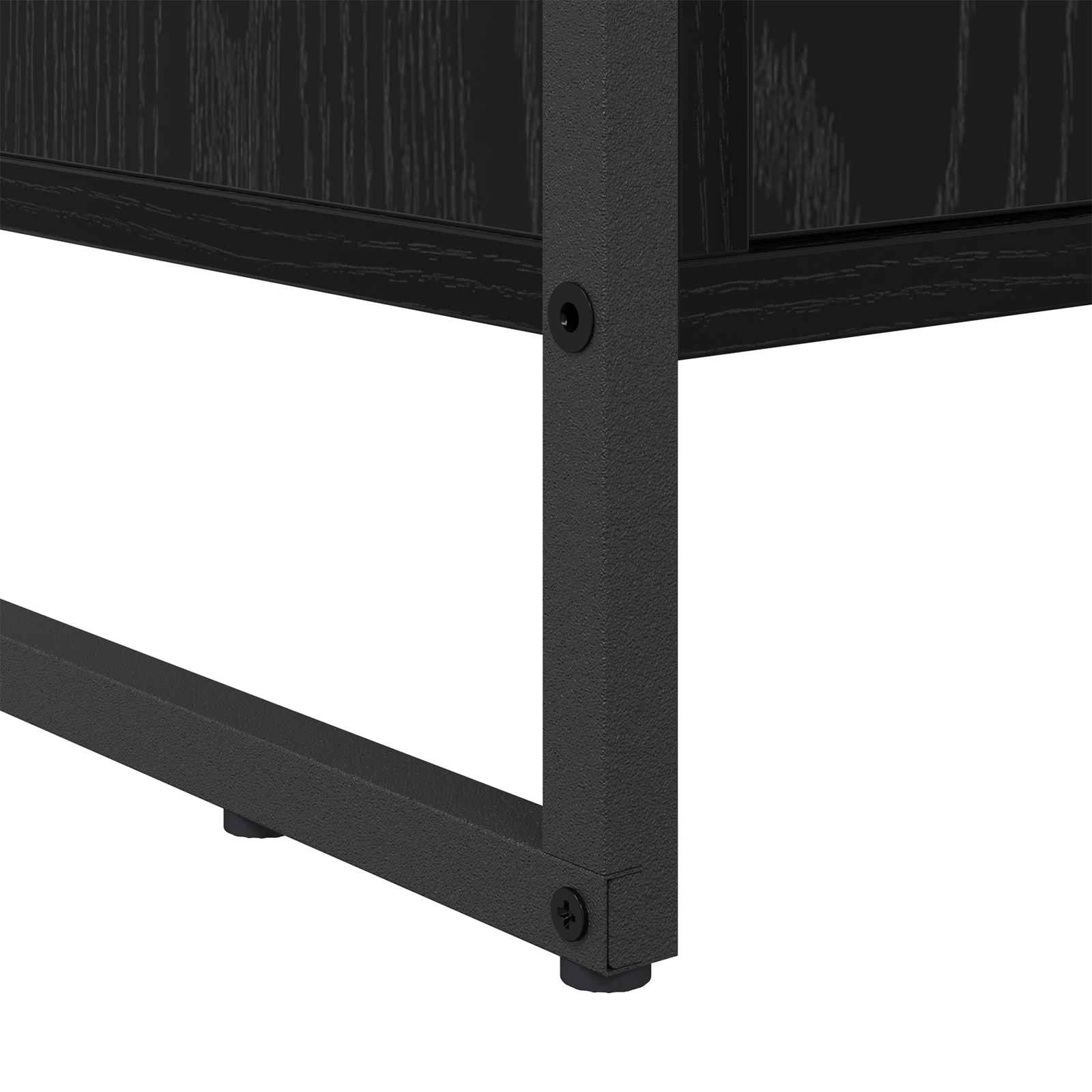 Schoenenkast Zwart Eiken 79 x 36 x 100 cm Bewerkt hout is nu te koop bij PeponiXL, paradijselijk wonen!