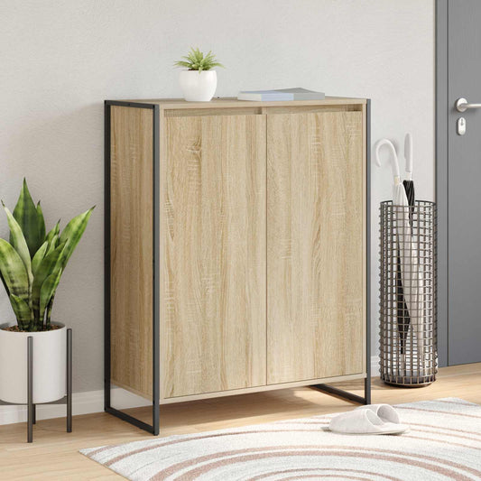 Schoenenkast met opslag Sonoma 79 x 36 x 100 cm Bewerkt hout is nu te koop bij PeponiXL, paradijselijk wonen!