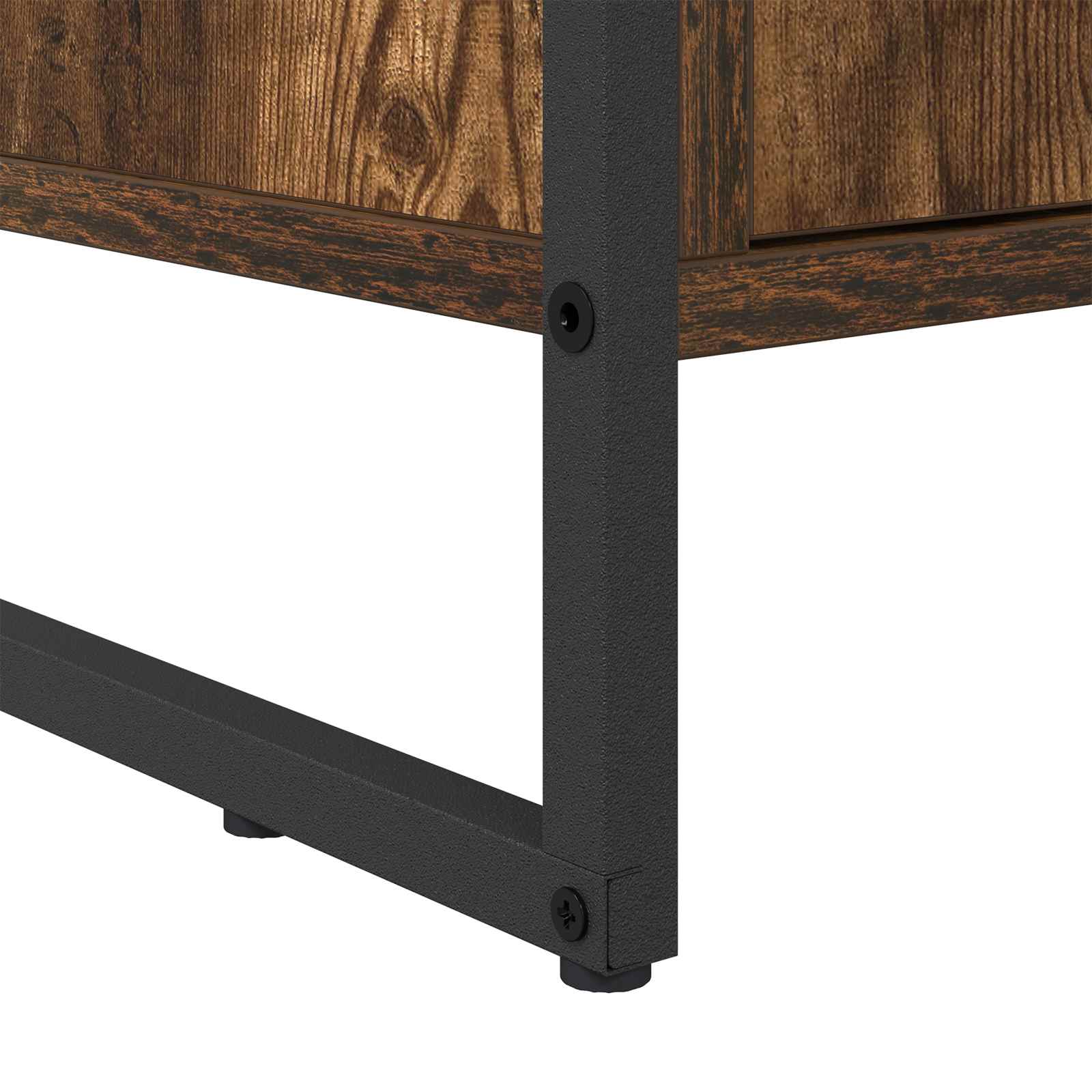Schoenenkast met opslag Rook Eik 79 x 36 x 100 cm Bewerkt hout is nu te koop bij PeponiXL, paradijselijk wonen!