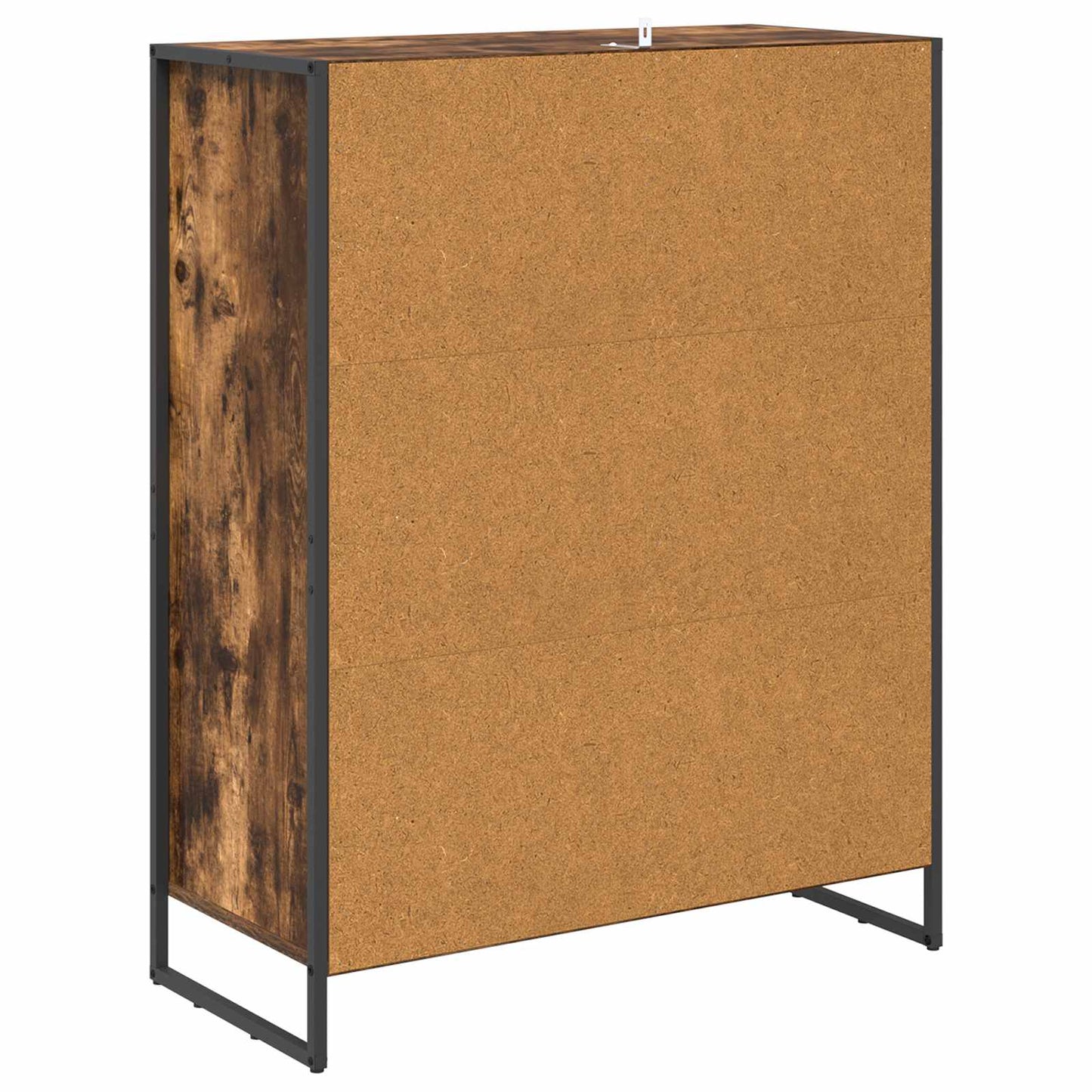 Schoenenkast met opslag Rook Eik 79 x 36 x 100 cm Bewerkt hout is nu te koop bij PeponiXL, paradijselijk wonen!
