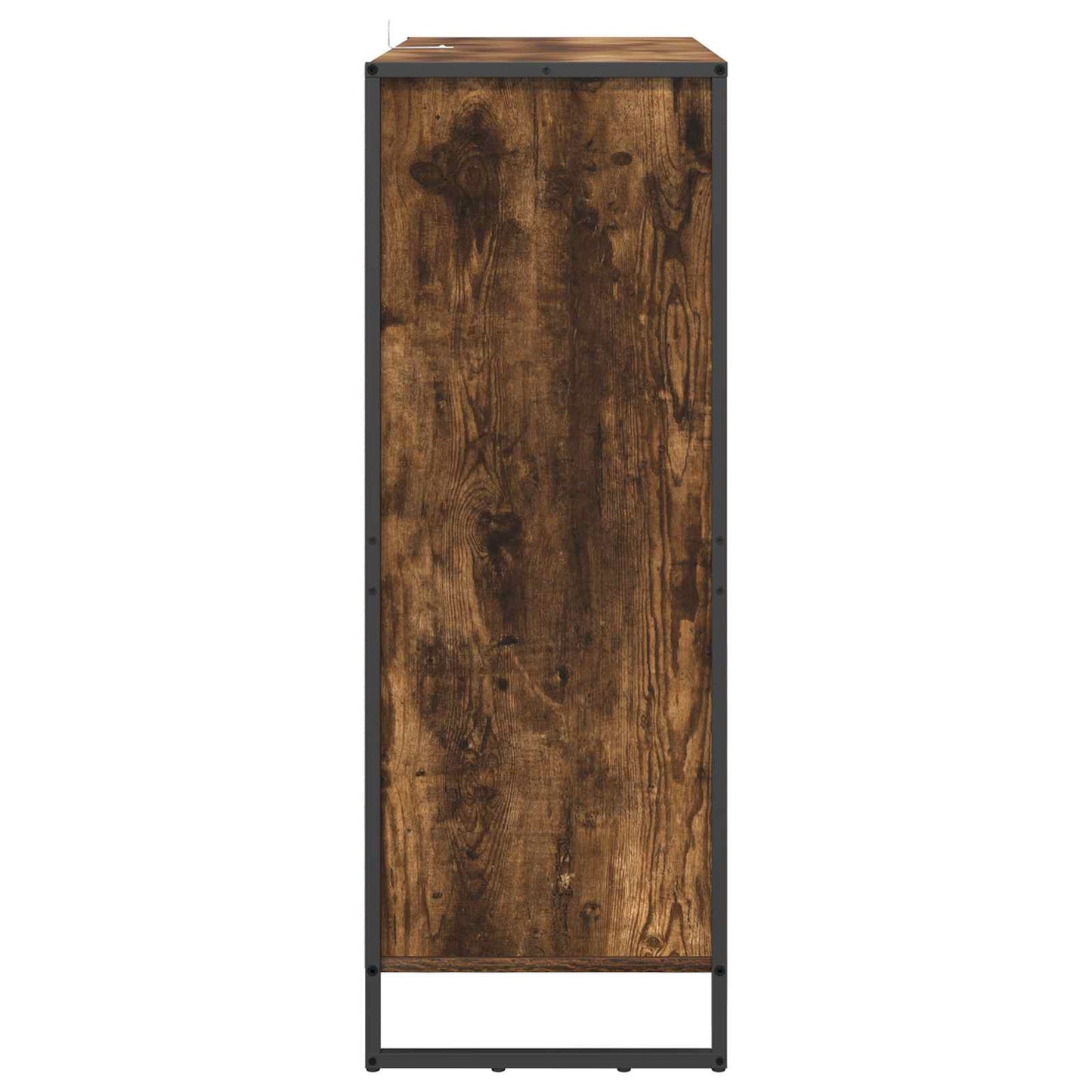 Schoenenkast met opslag Rook Eik 79 x 36 x 100 cm Bewerkt hout is nu te koop bij PeponiXL, paradijselijk wonen!