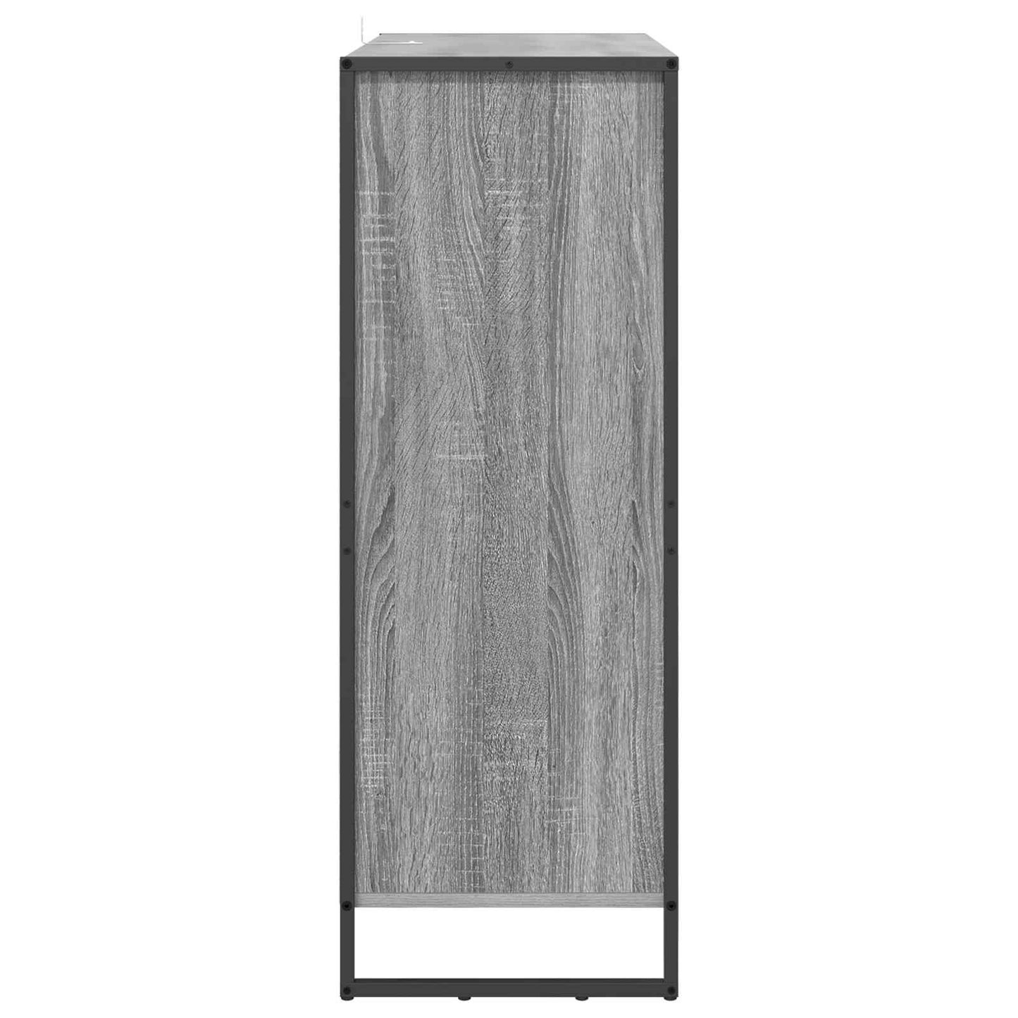 Schoenenkast Grijs Sonoma 79 x 36 x 100 cm Bewerkt hout is nu te koop bij PeponiXL, paradijselijk wonen!