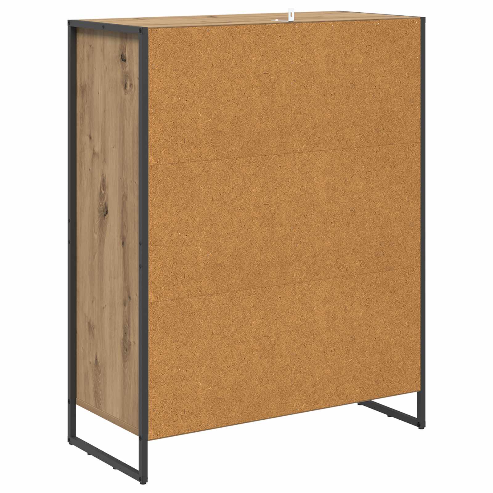 Schoenenkast Ambachtelijk eiken 79 x 36 x 100 cm Bewerkt hout is nu te koop bij PeponiXL, paradijselijk wonen!