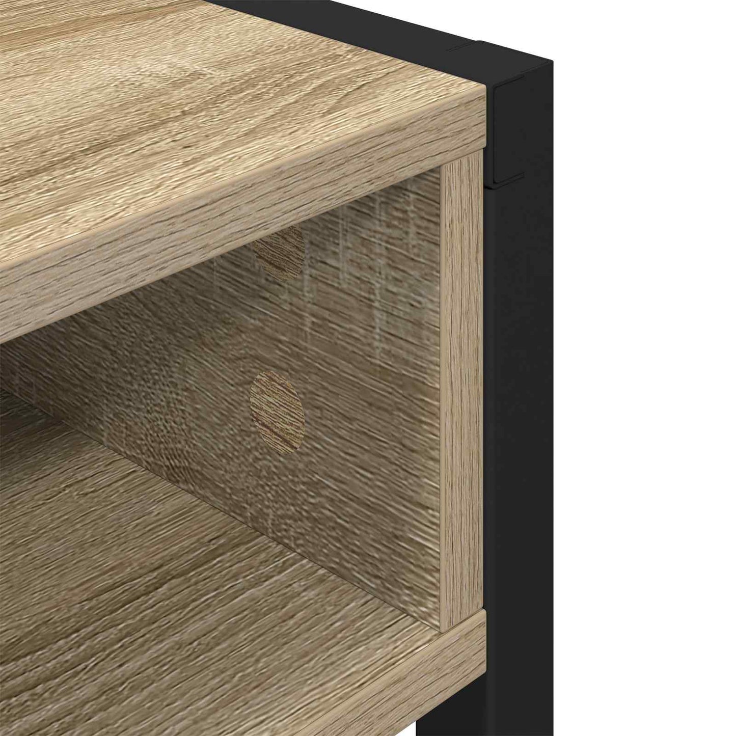 Bureau met opslag Sonoma 100 x 50 x 75 cm Bewerkt hout is nu te koop bij PeponiXL, paradijselijk wonen!