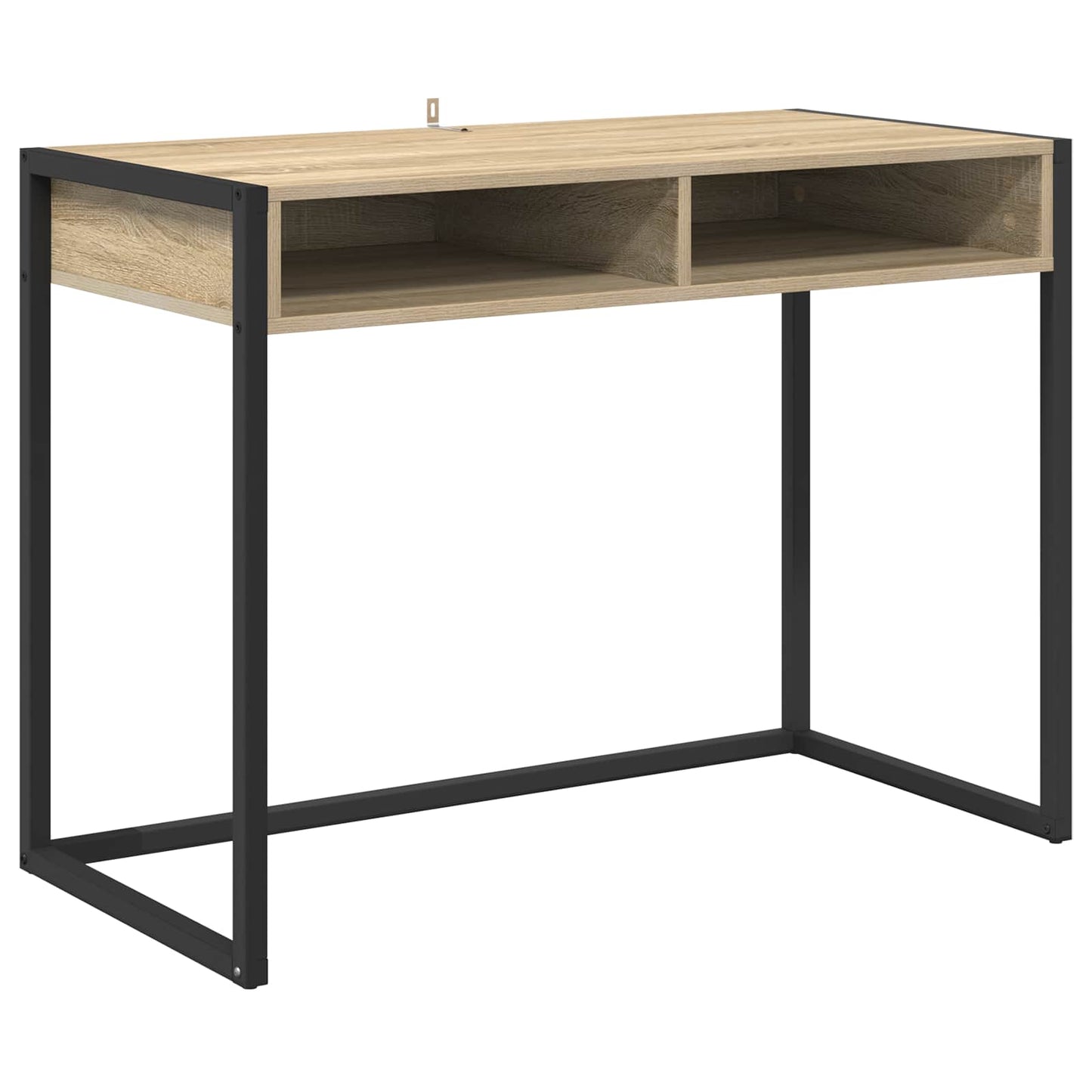 Bureau met opslag Sonoma 100 x 50 x 75 cm Bewerkt hout is nu te koop bij PeponiXL, paradijselijk wonen!