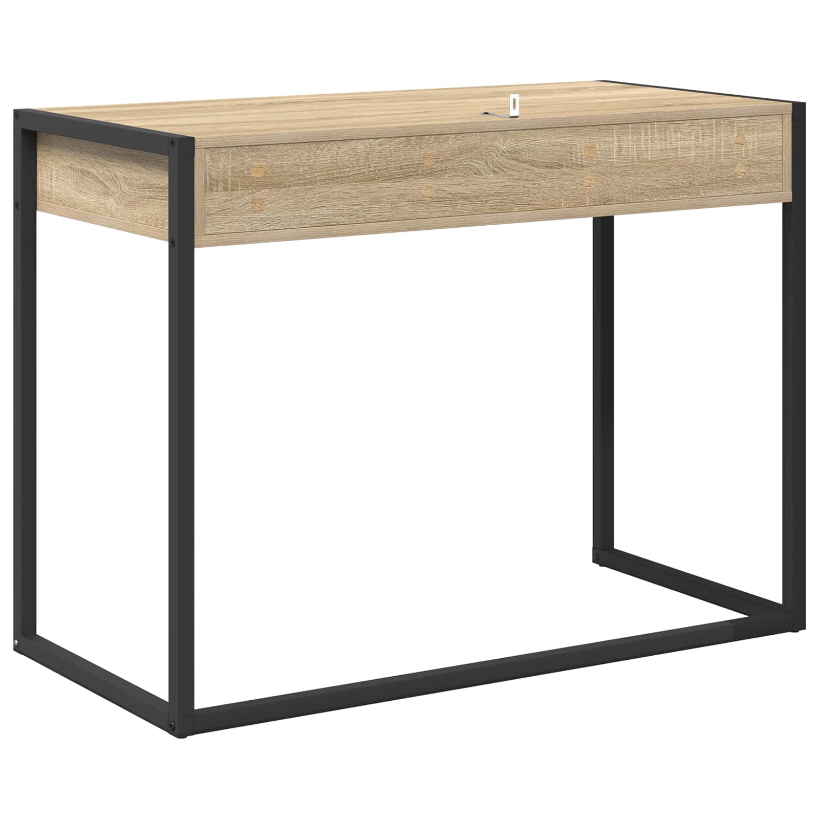 Bureau met opslag Sonoma 100 x 50 x 75 cm Bewerkt hout is nu te koop bij PeponiXL, paradijselijk wonen!