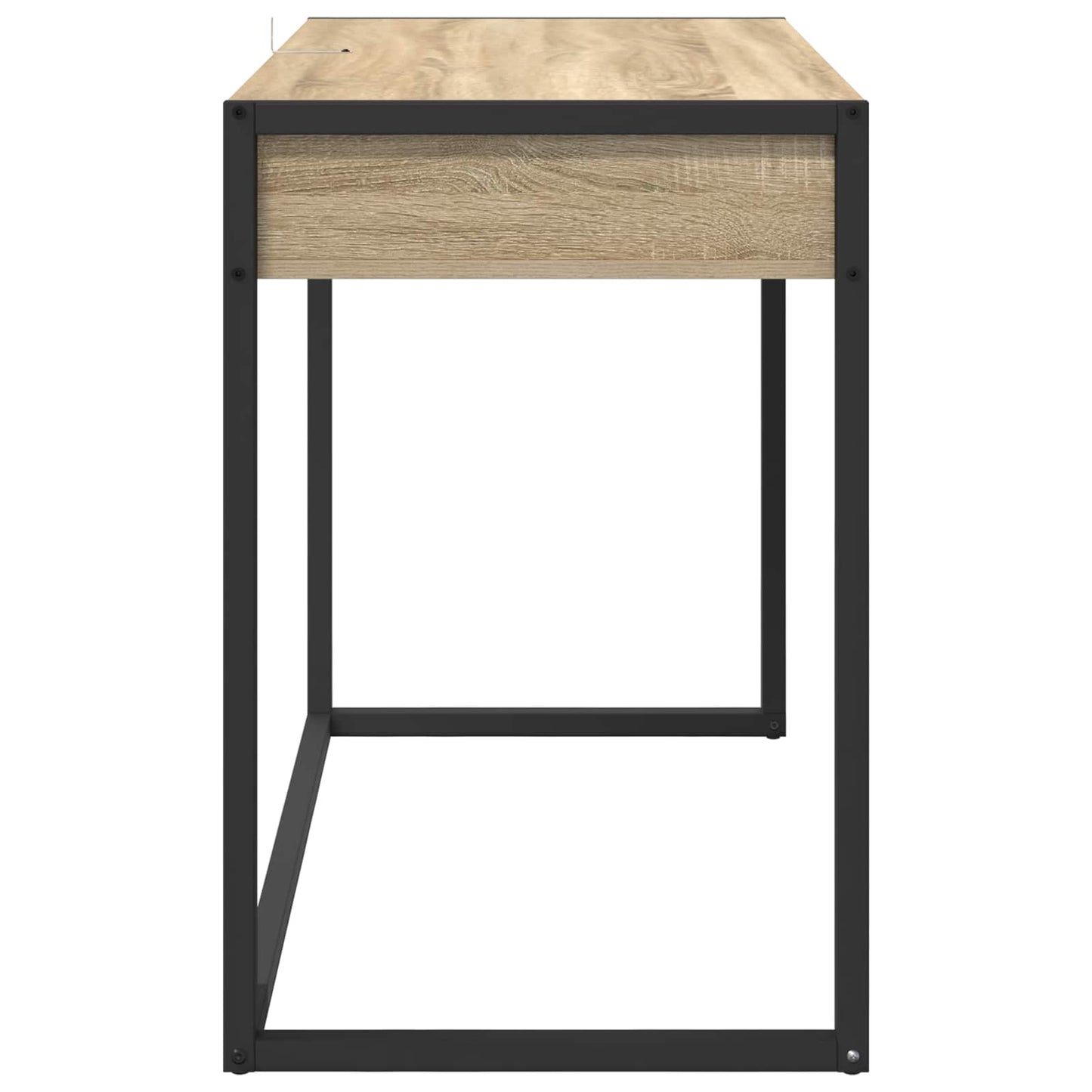 Bureau met opslag Sonoma 100 x 50 x 75 cm Bewerkt hout is nu te koop bij PeponiXL, paradijselijk wonen!