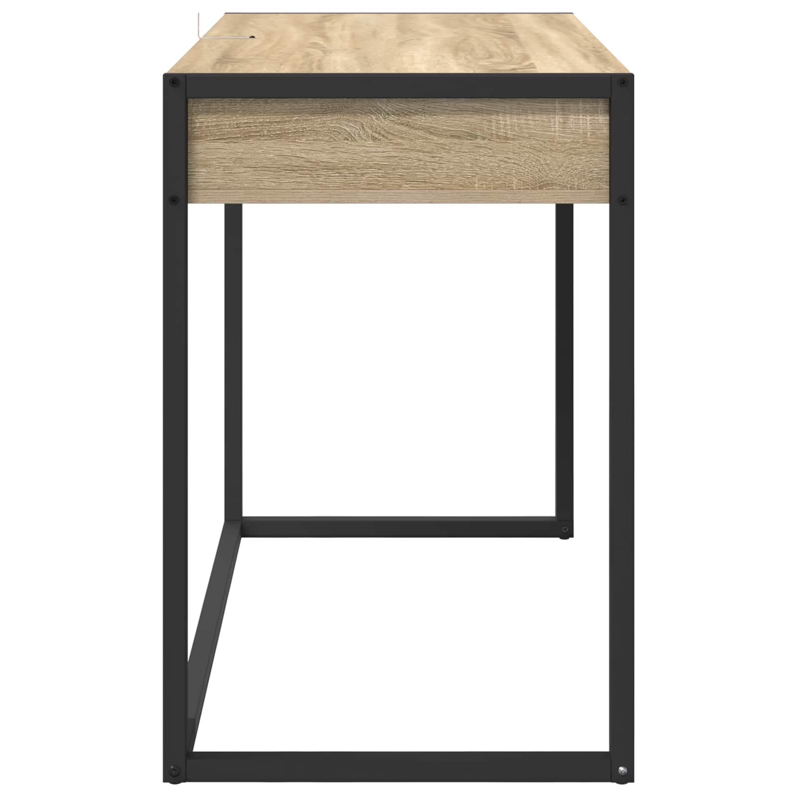 Bureau met opslag Sonoma 100 x 50 x 75 cm Bewerkt hout is nu te koop bij PeponiXL, paradijselijk wonen!