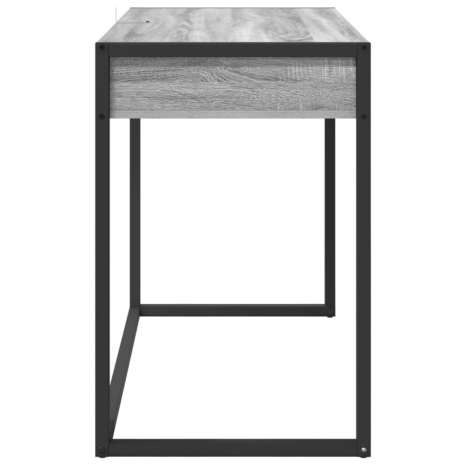 Bureau met opslag Grijs Sonoma 100 x 50 x 75 cm Bewerkt hout is nu te koop bij PeponiXL, paradijselijk wonen!