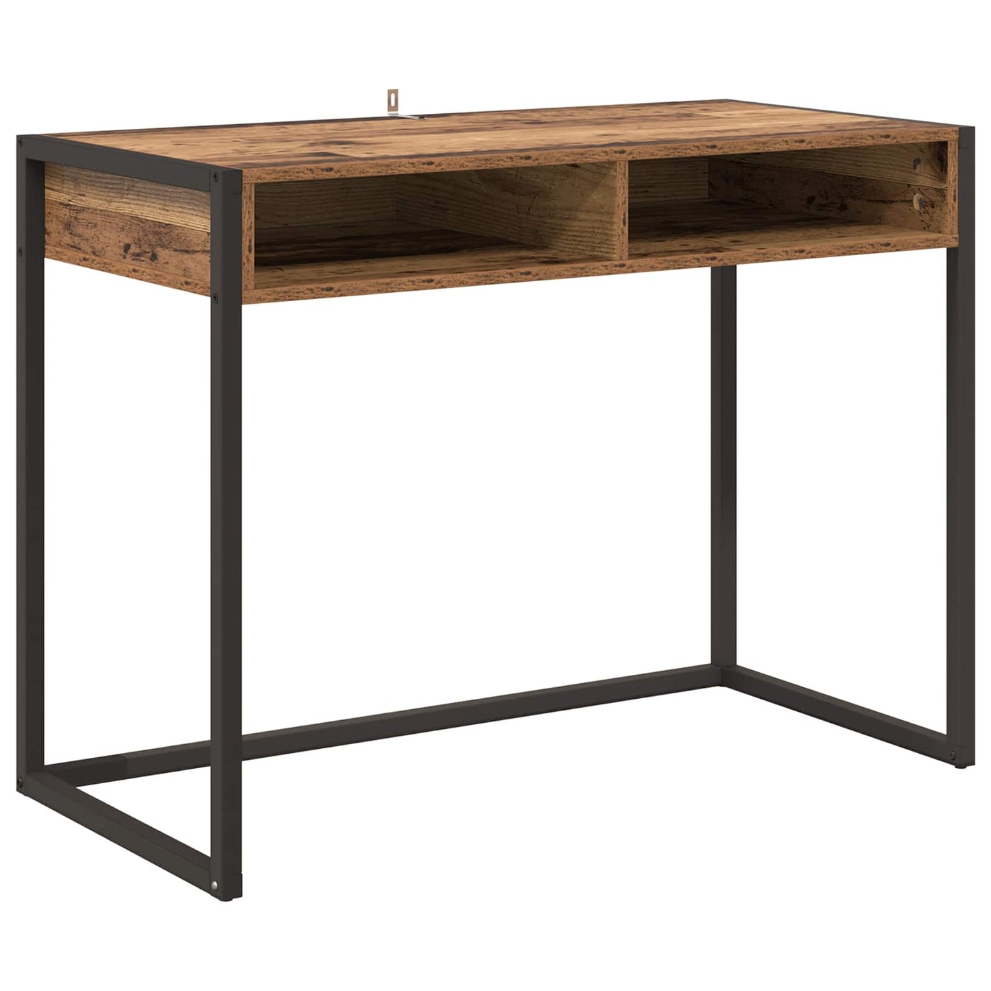 Bureau met opslag Oud Hout 100 x 50 x 75 cm Bewerkt hout