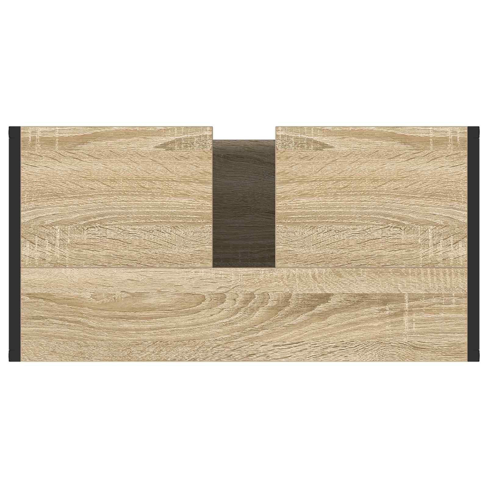 Badkamer Kast met opslag Sonoma 60 x 30 x 60 cm Bewerkt hout is nu te koop bij PeponiXL, paradijselijk wonen!