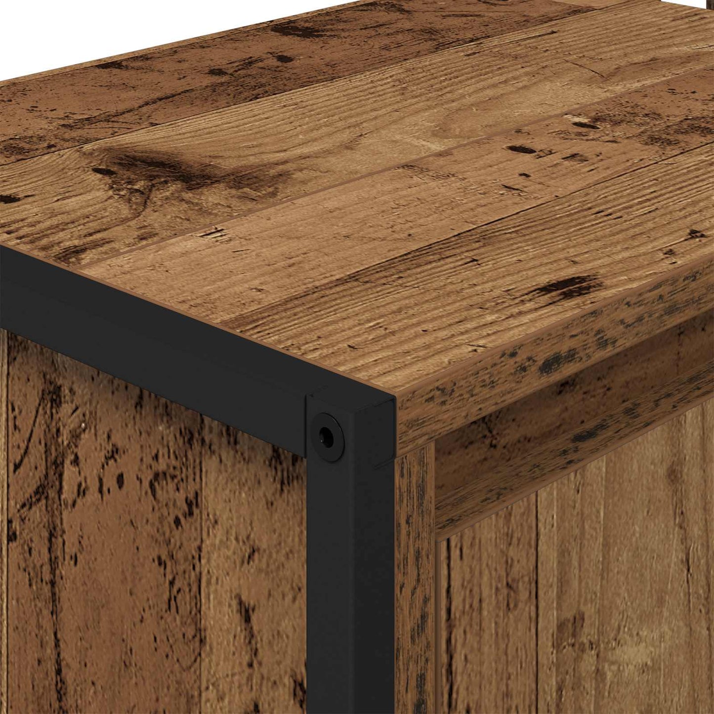 Badkamer Kast met opslag Oud Hout 60 x 30 x 60 cm Bewerkt hout is nu te koop bij PeponiXL, paradijselijk wonen!