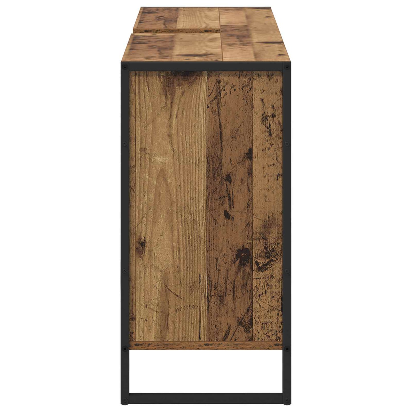 Badkamer Kast met opslag Oud Hout 60 x 30 x 60 cm Bewerkt hout is nu te koop bij PeponiXL, paradijselijk wonen!