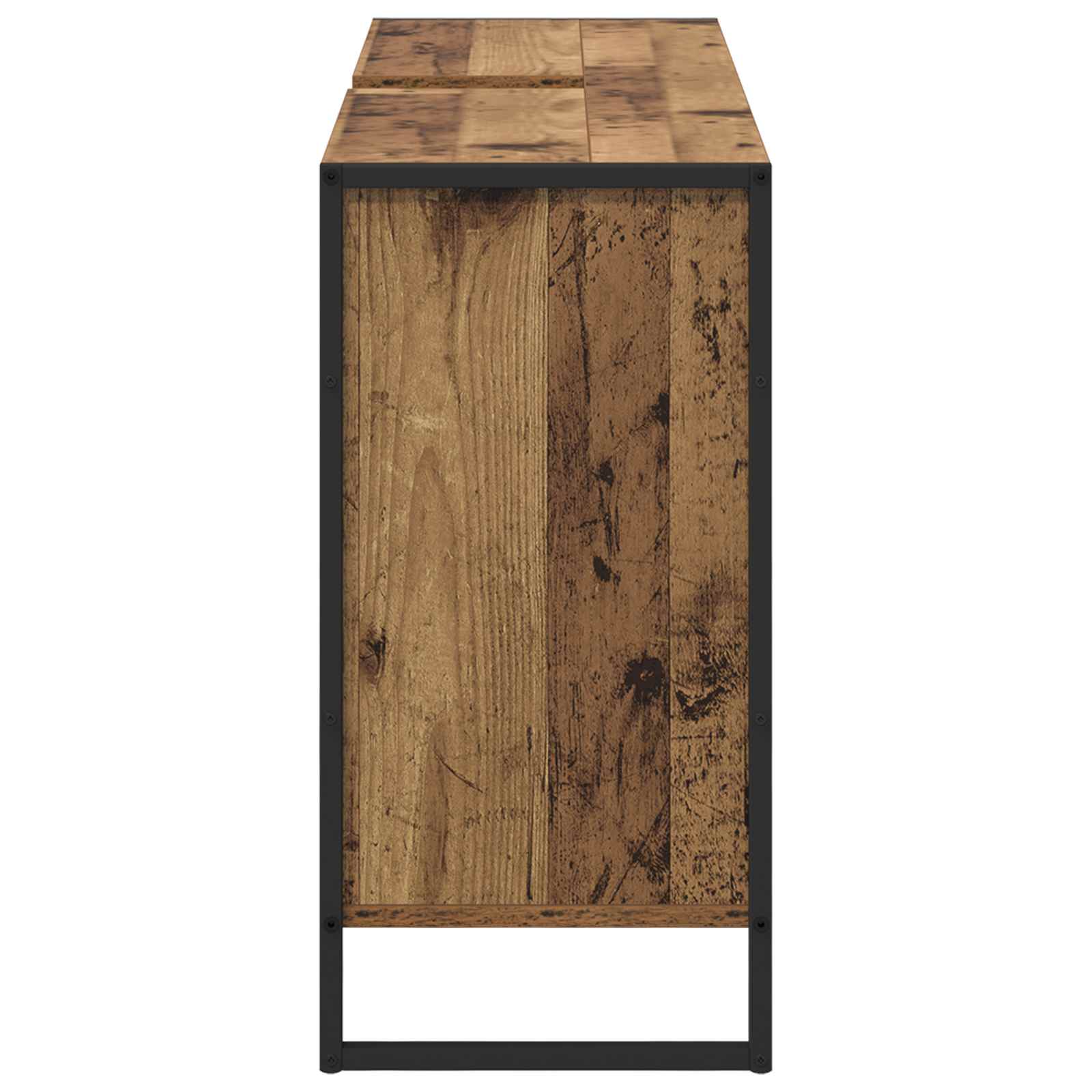 Badkamer Kast met opslag Oud Hout 60 x 30 x 60 cm Bewerkt hout is nu te koop bij PeponiXL, paradijselijk wonen!