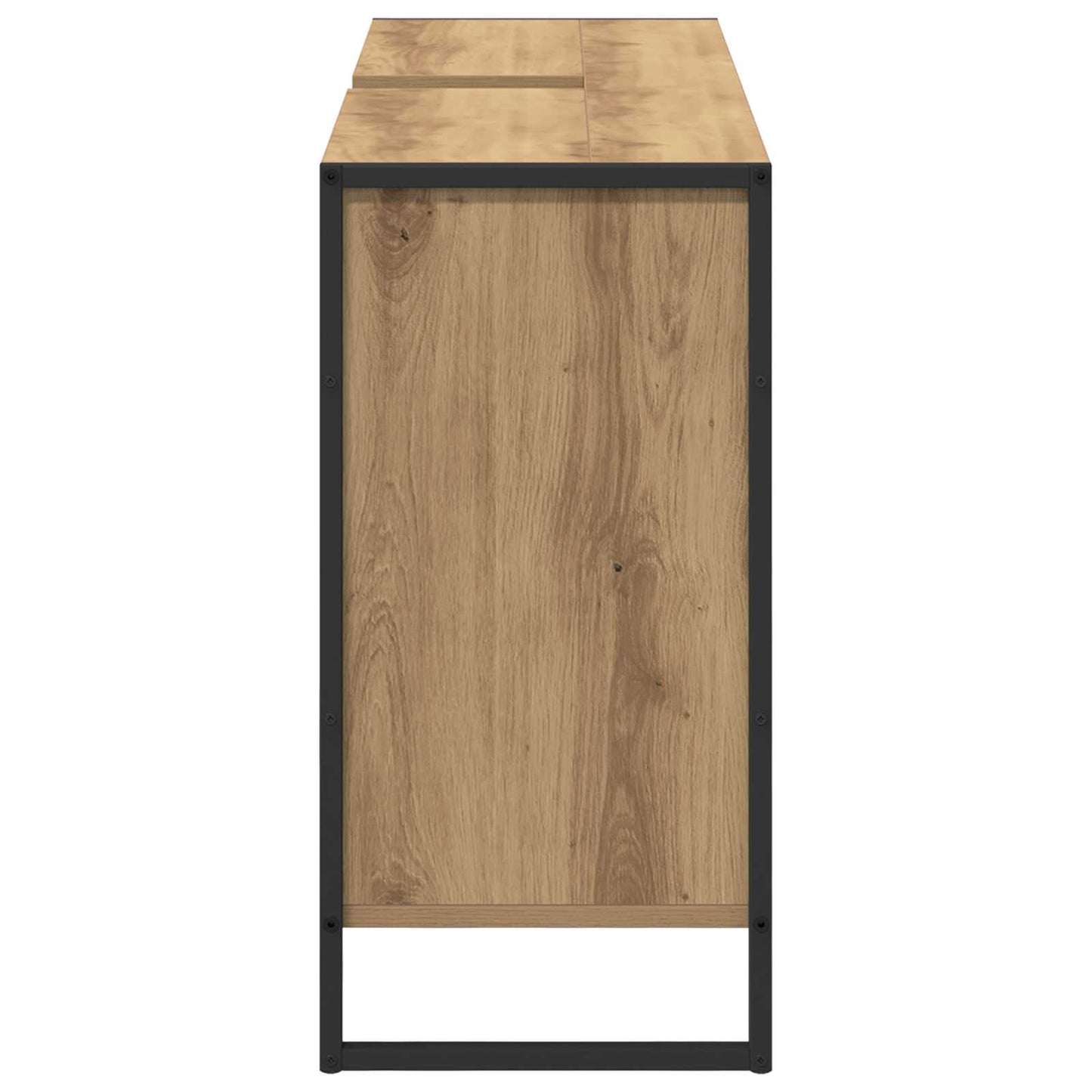 Badkamer Kast Ambachtelijk eiken 60 x 30 x 60 cm Bewerkt hout is nu te koop bij PeponiXL, paradijselijk wonen!