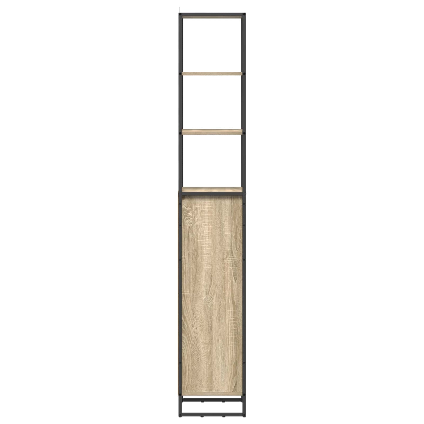 Badkamer Kast met lade Sonoma 40 x 30 x 180 cm Bewerkt hout is nu te koop bij PeponiXL, paradijselijk wonen!