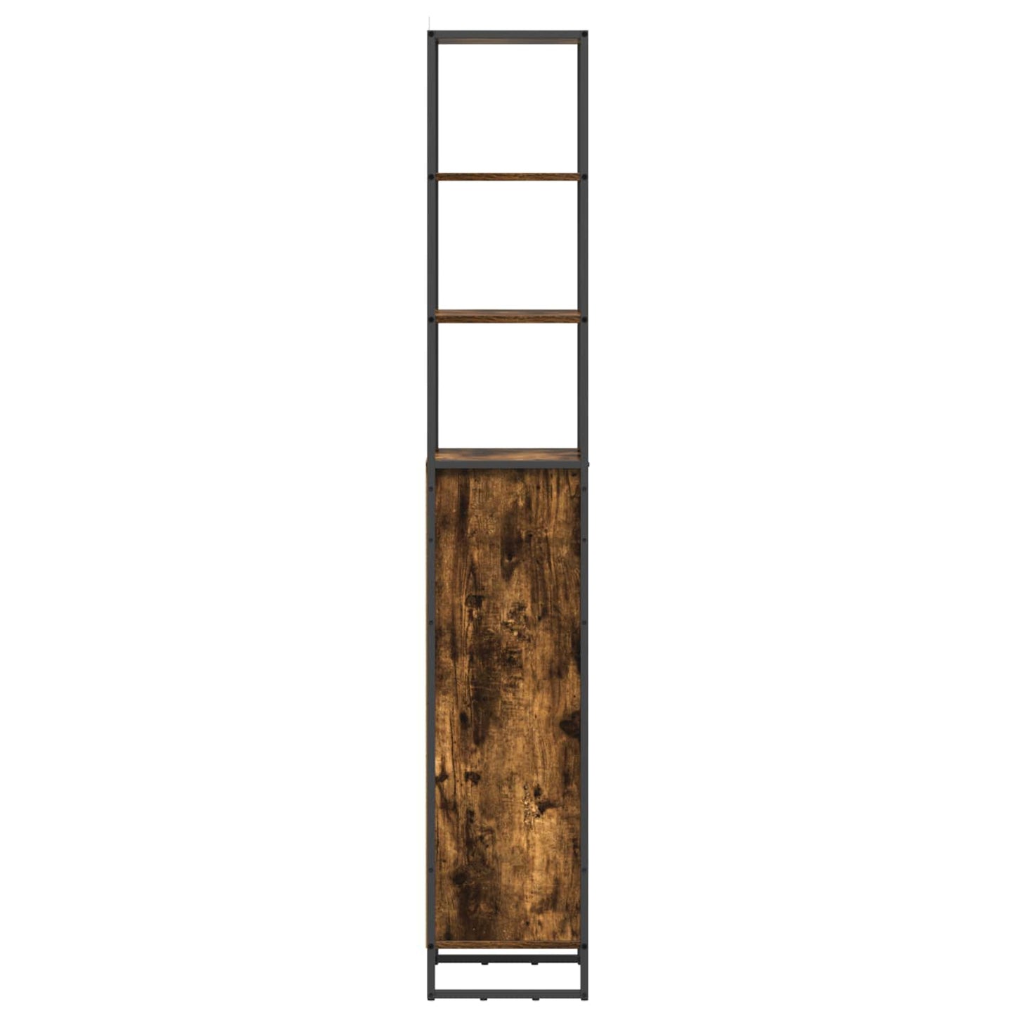 Badkamer Kast met lade Rook Eik 40 x 30 x 180 cm Bewerkt hout is nu te koop bij PeponiXL, paradijselijk wonen!