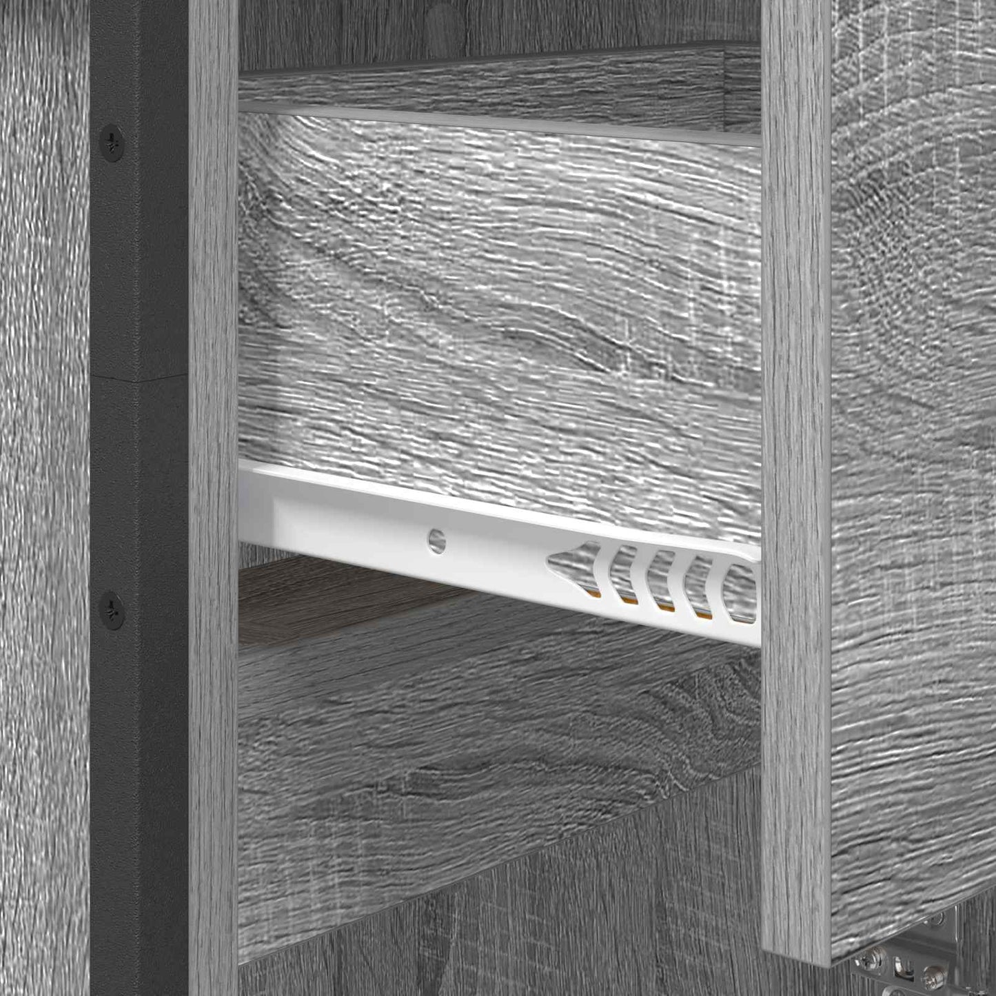 Badkamer Kast Grijs Sonoma 40 x 30 x 180 cm Bewerkt hout is nu te koop bij PeponiXL, paradijselijk wonen!