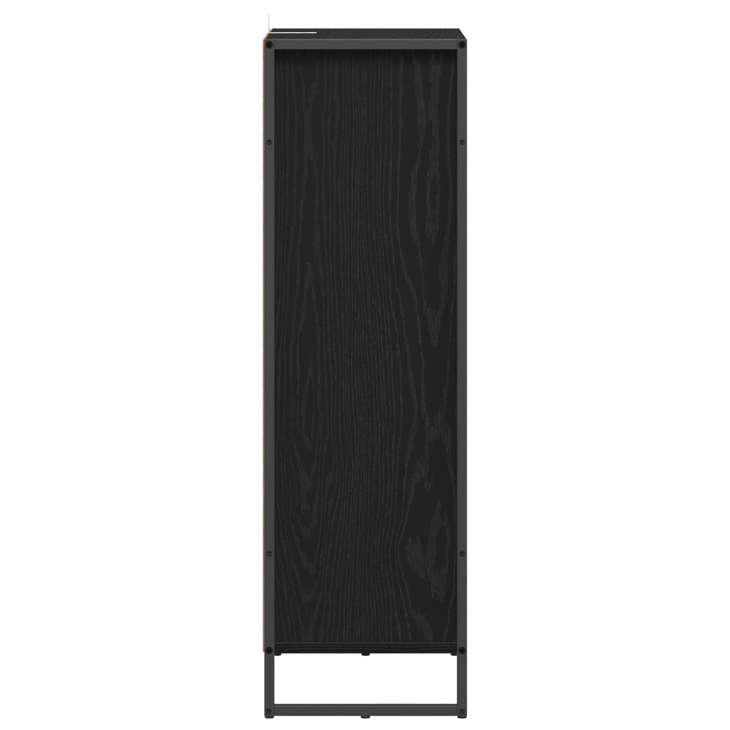 Badkamer Kast Zwart Eiken 40 x 30 x 100 cm Bewerkt hout is nu te koop bij PeponiXL, paradijselijk wonen!