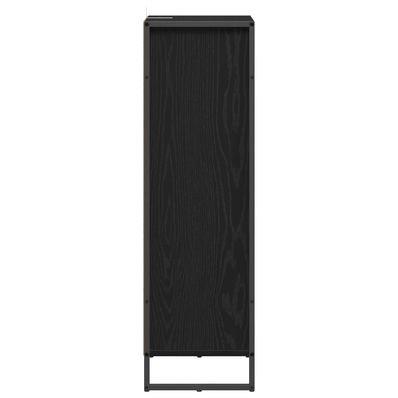 Badkamer Kast Zwart Eiken 40 x 30 x 100 cm Bewerkt hout is nu te koop bij PeponiXL, paradijselijk wonen!