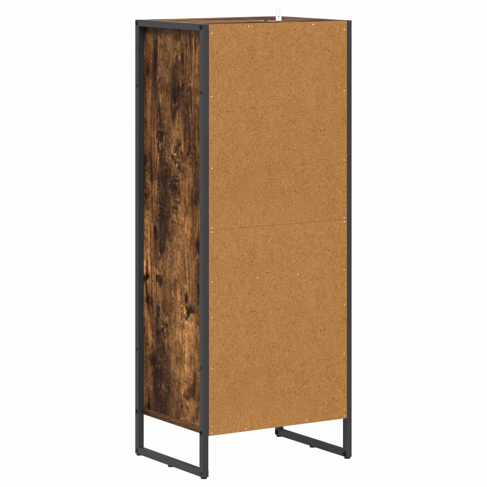 Badkamer Kast met lade Rook Eik 40 x 30 x 100 cm Bewerkt hout is nu te koop bij PeponiXL, paradijselijk wonen!