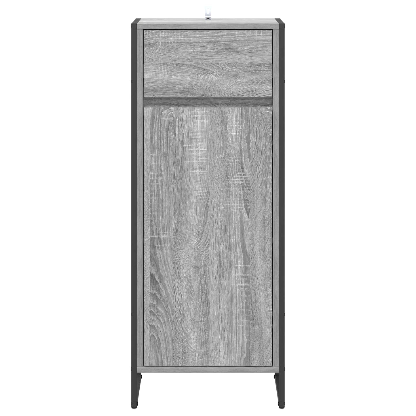 Badkamer Kast Grijs Sonoma 40 x 30 x 100 cm Bewerkt hout is nu te koop bij PeponiXL, paradijselijk wonen!