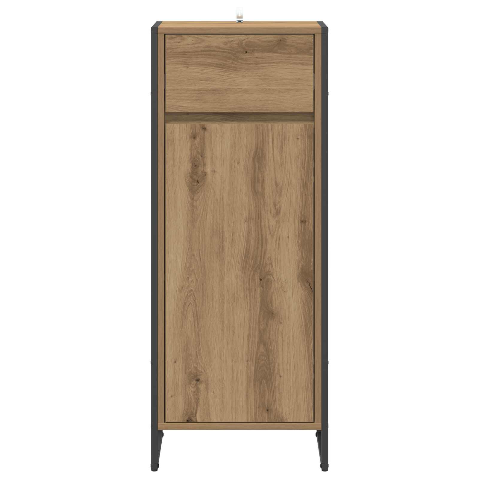 Badkamer Kast Ambachtelijk eiken 40 x 30 x 100 cm Bewerkt hout is nu te koop bij PeponiXL, paradijselijk wonen!