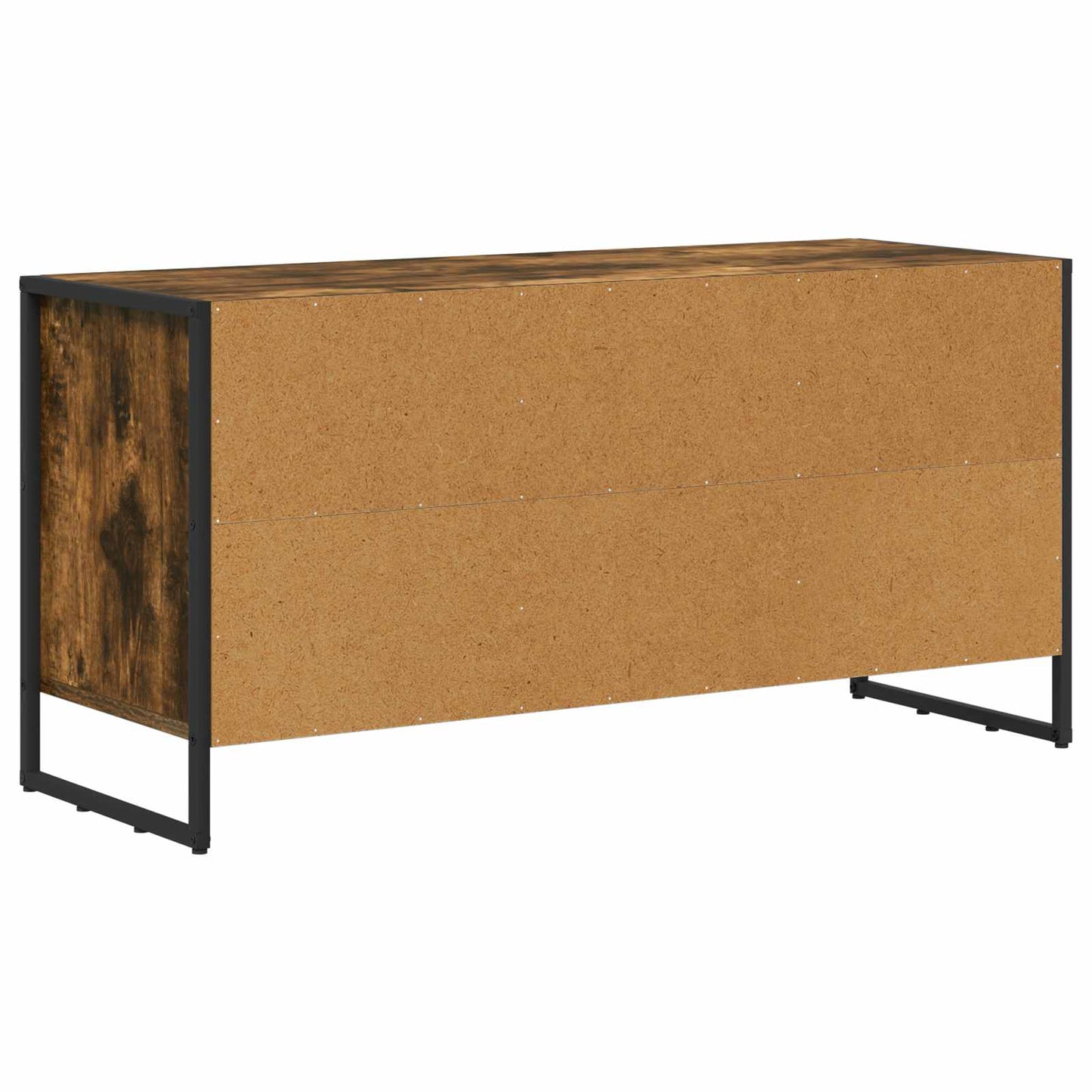 TV-kast met lade Rook Eik 100 x 36 x 49,5 cm Bewerkt hout is nu te koop bij PeponiXL, paradijselijk wonen!