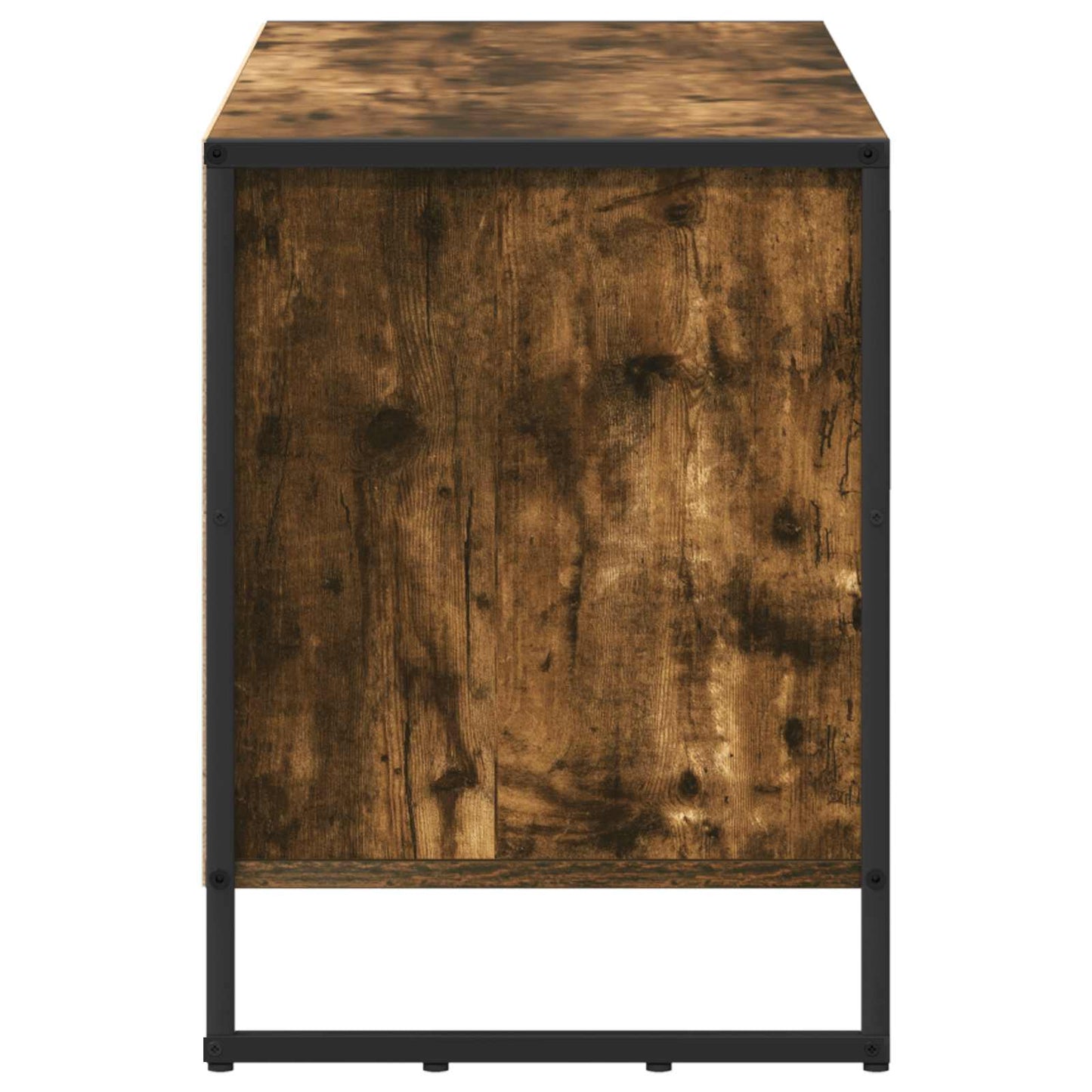TV-kast met lade Rook Eik 100 x 36 x 49,5 cm Bewerkt hout is nu te koop bij PeponiXL, paradijselijk wonen!