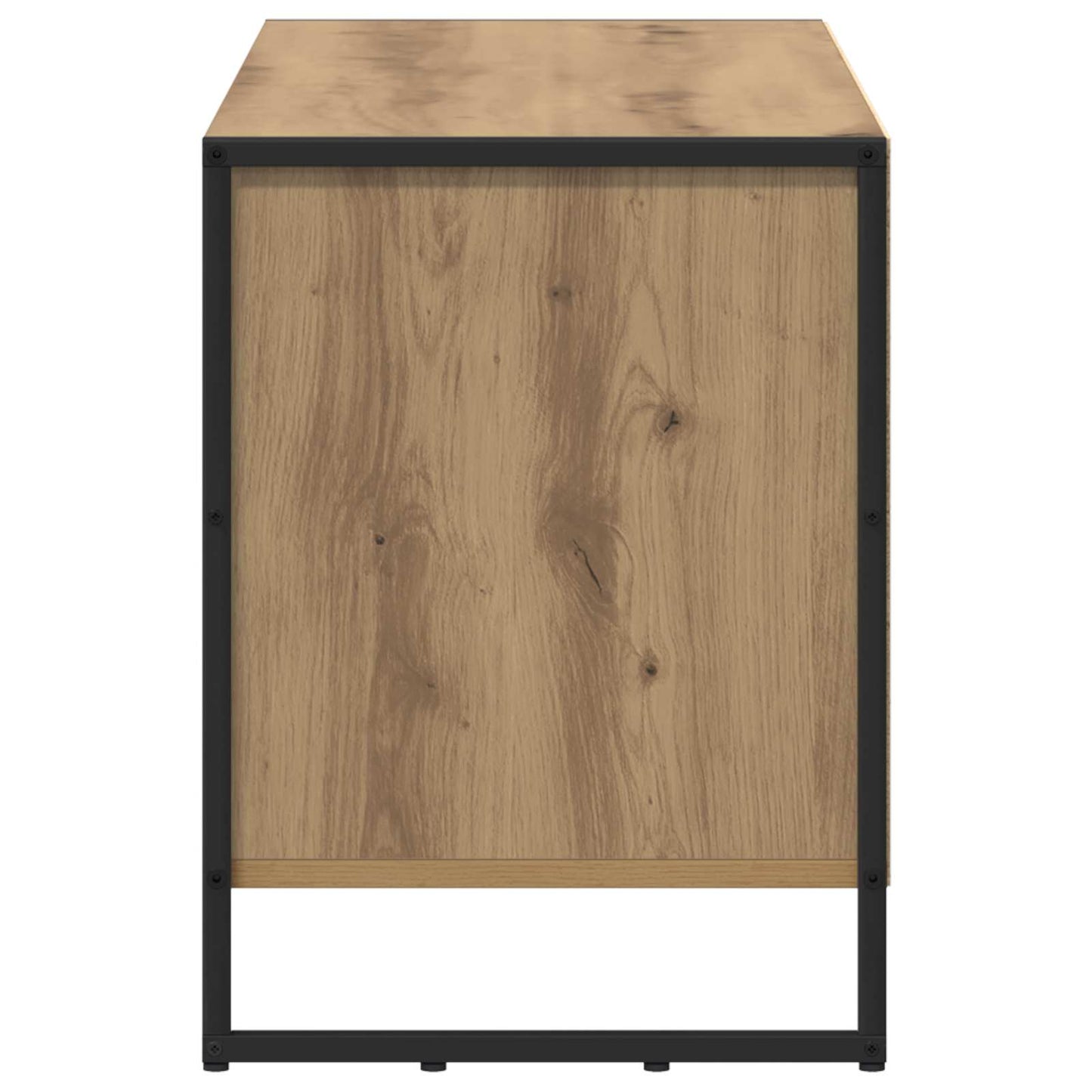 TV-kast Ambachtelijk eiken 100 x 36 x 49,5 cm Bewerkt hout is nu te koop bij PeponiXL, paradijselijk wonen!