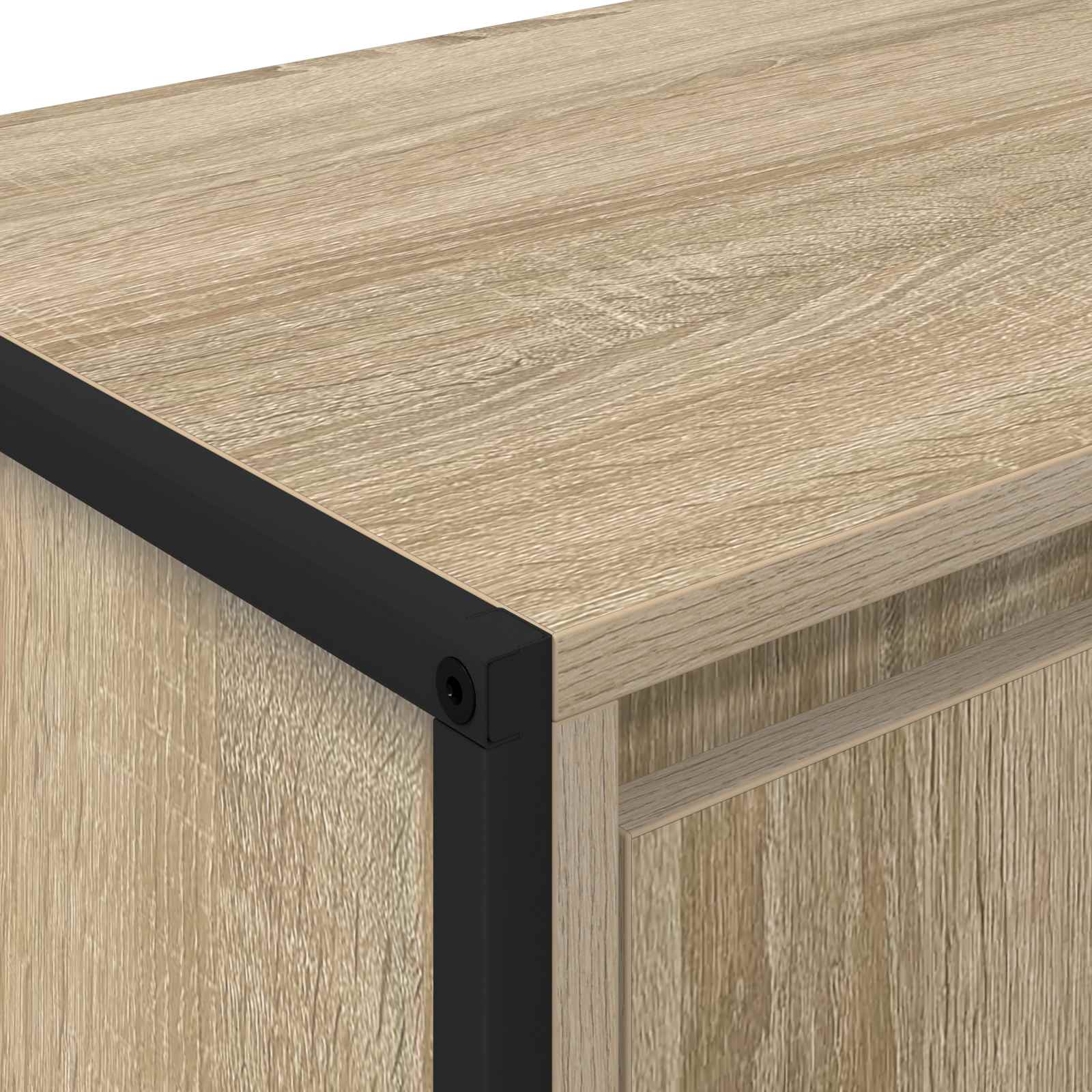 TV-kast Sonoma 140 x 36 x 49.5 cm Bewerkt hout is nu te koop bij PeponiXL, paradijselijk wonen!