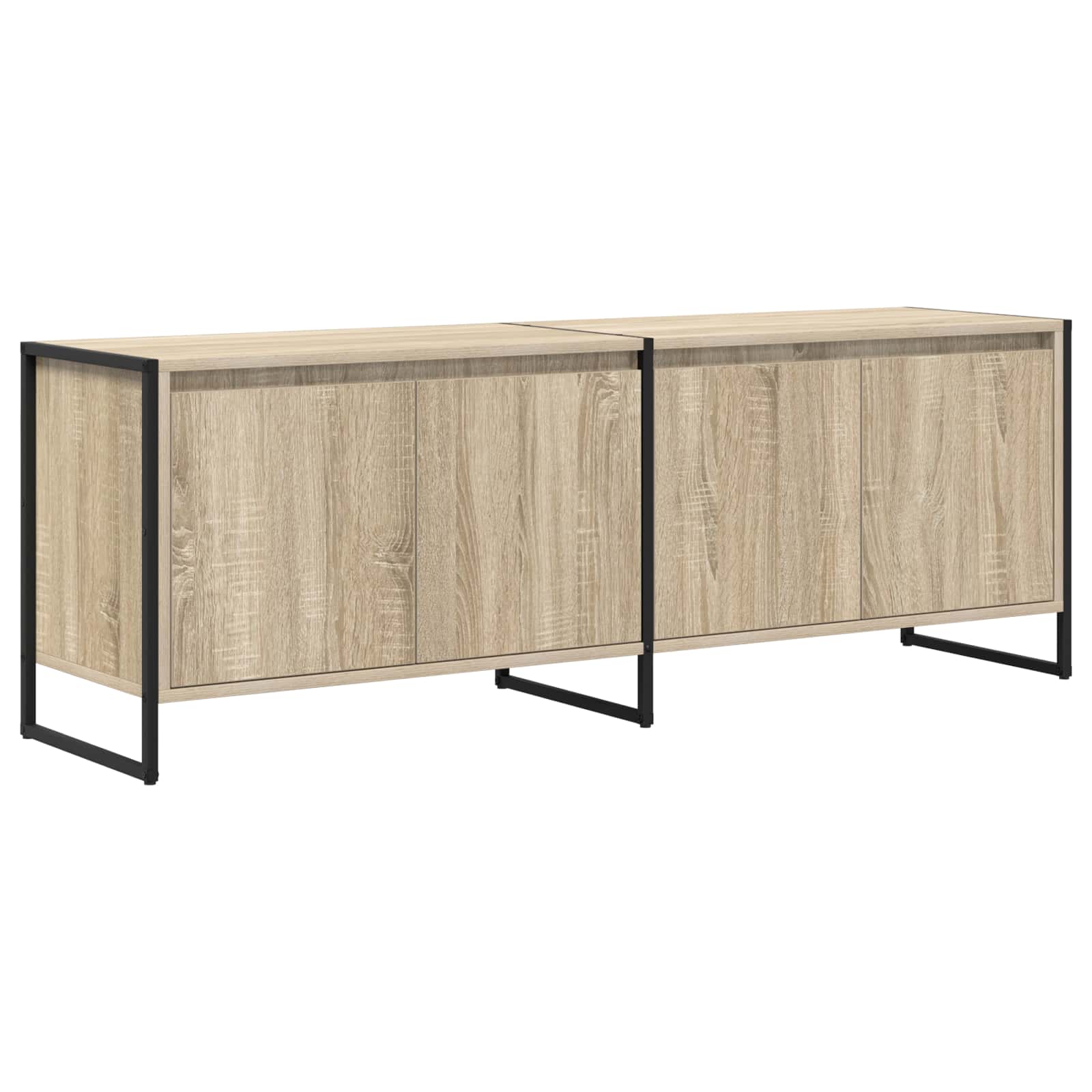 TV-kast Sonoma 140 x 36 x 49.5 cm Bewerkt hout is nu te koop bij PeponiXL, paradijselijk wonen!