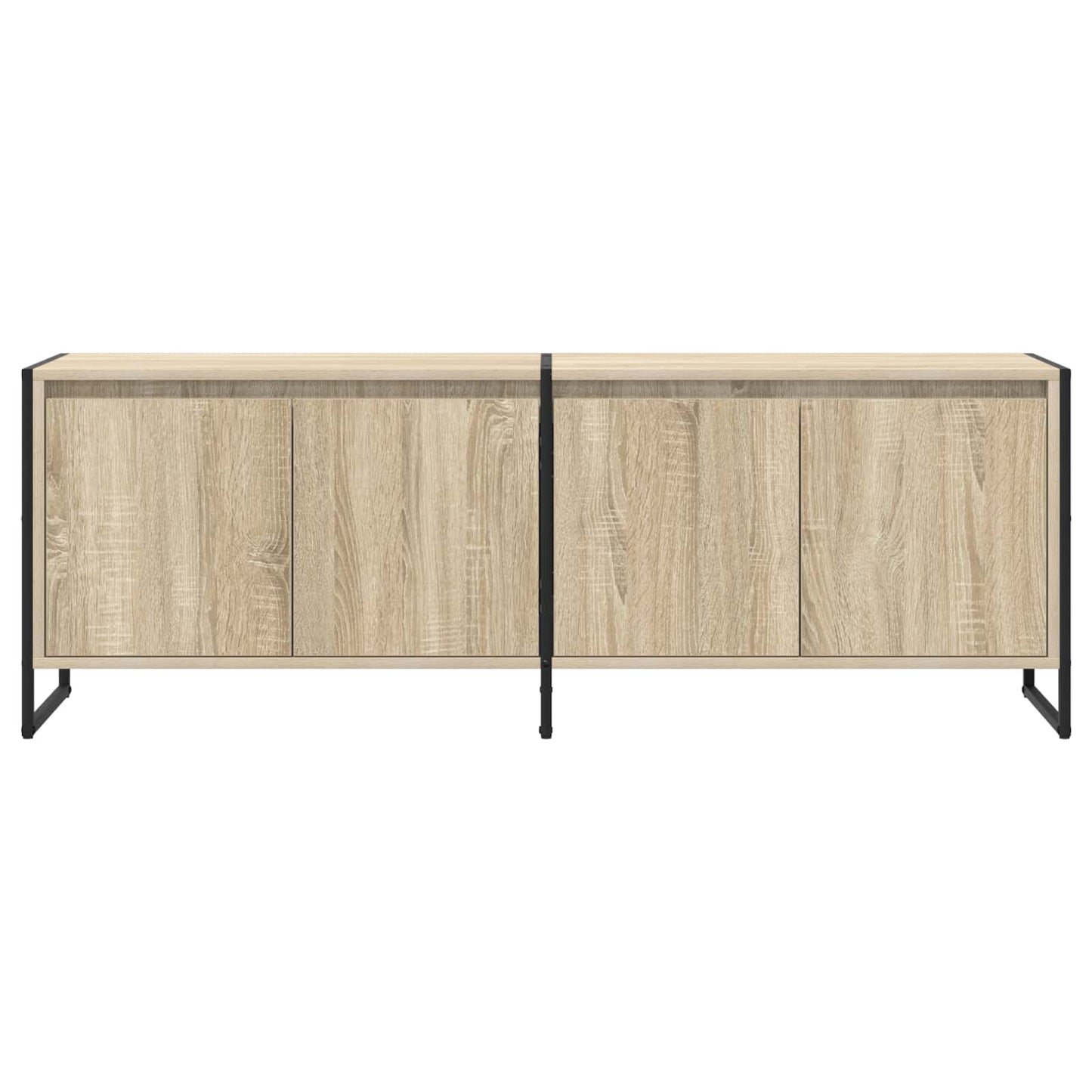 TV-kast Sonoma 140 x 36 x 49.5 cm Bewerkt hout is nu te koop bij PeponiXL, paradijselijk wonen!
