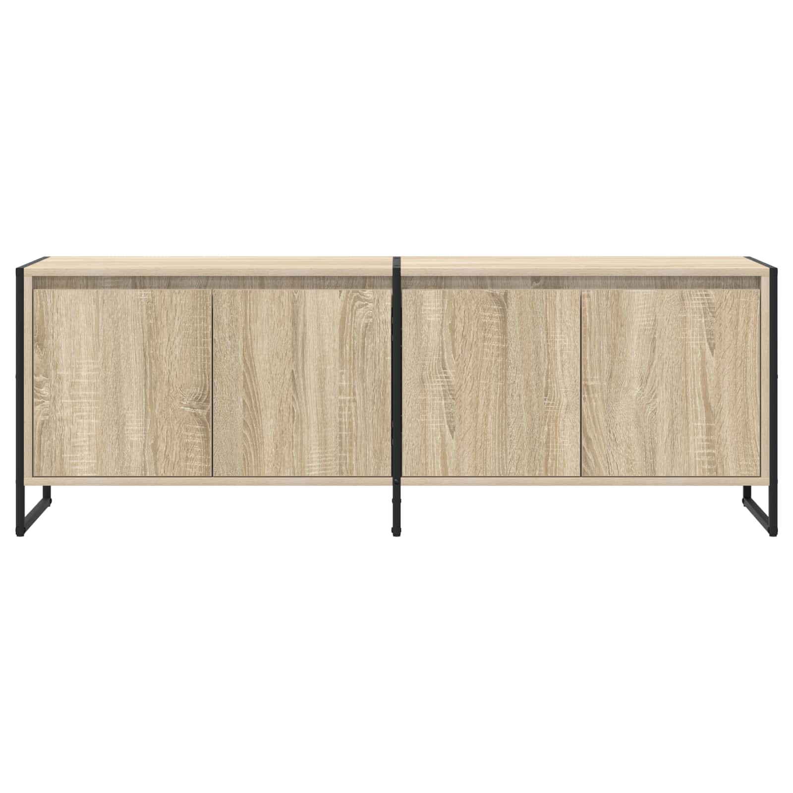TV-kast Sonoma 140 x 36 x 49.5 cm Bewerkt hout is nu te koop bij PeponiXL, paradijselijk wonen!