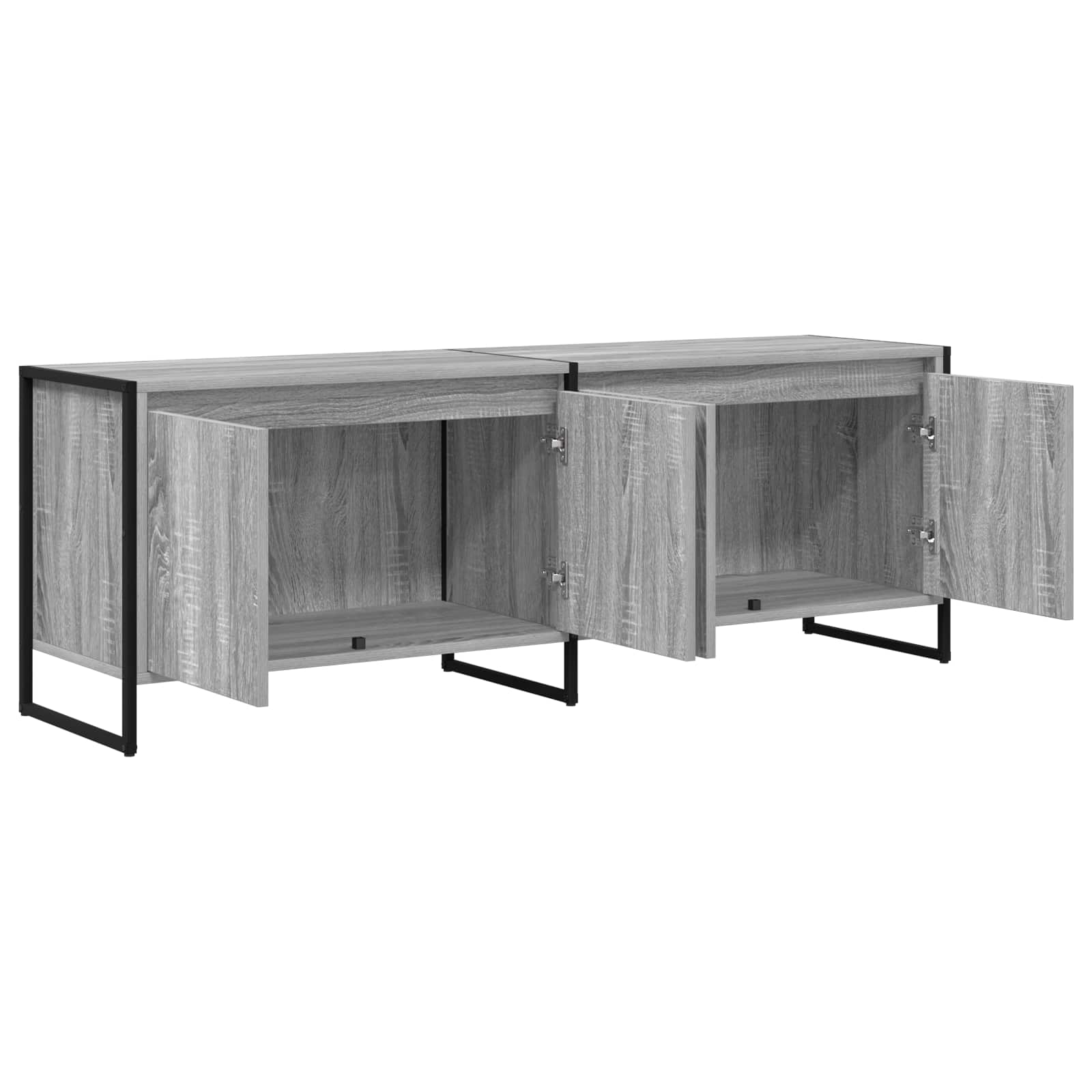 TV-kast Grijs Sonoma 140 x 36 x 49.5 cm Bewerkt hout is nu te koop bij PeponiXL, paradijselijk wonen!