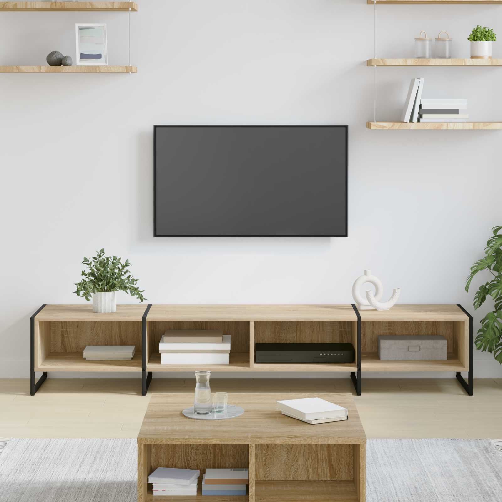 TV-kast Sonoma 170,5 x 36 x 30,5 cm Bewerkt hout is nu te koop bij PeponiXL, paradijselijk wonen!