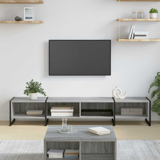 TV-kast Grijs Sonoma 170,5 x 36 x 30,5 cm Bewerkt hout is nu te koop bij PeponiXL, paradijselijk wonen!