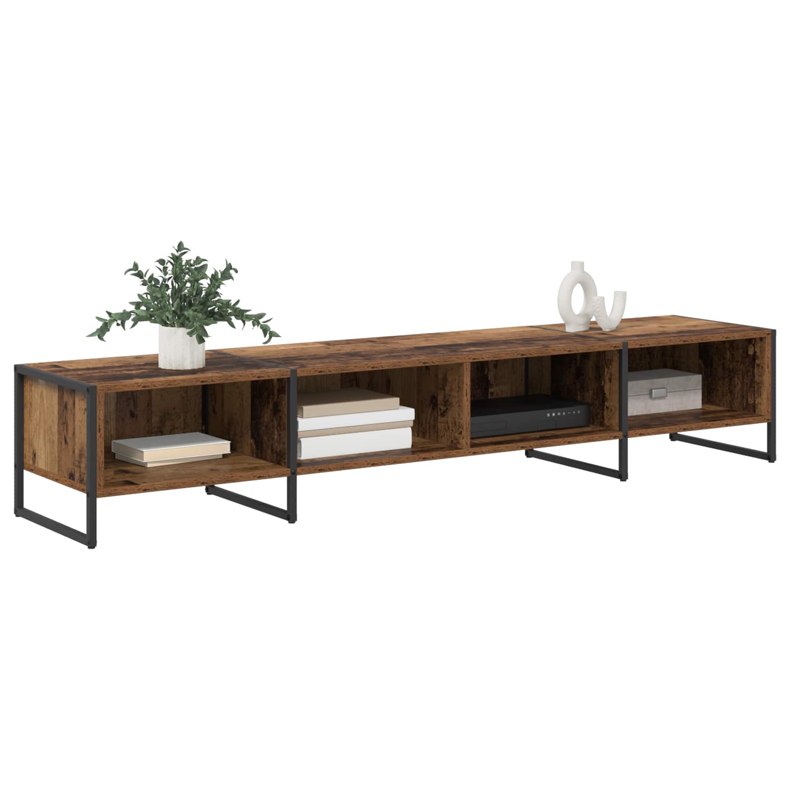 TV-kast Oud Hout 170,5 x 36 x 30,5 cm Bewerkt hout is nu te koop bij PeponiXL, paradijselijk wonen!
