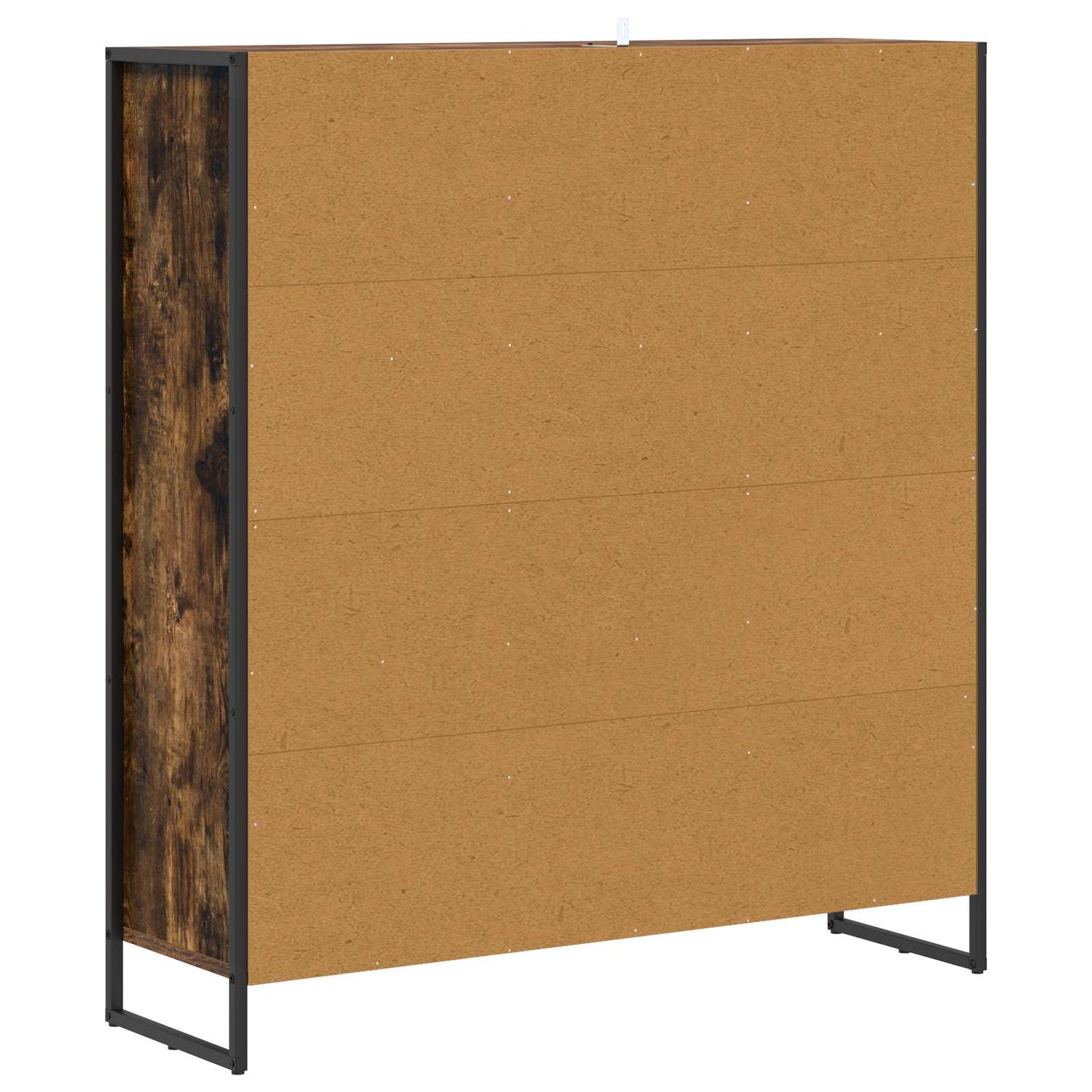 Boekenkast Rook Eik 99,5 x 30 x 108,5 cm Bewerkt hout is nu te koop bij PeponiXL, paradijselijk wonen!