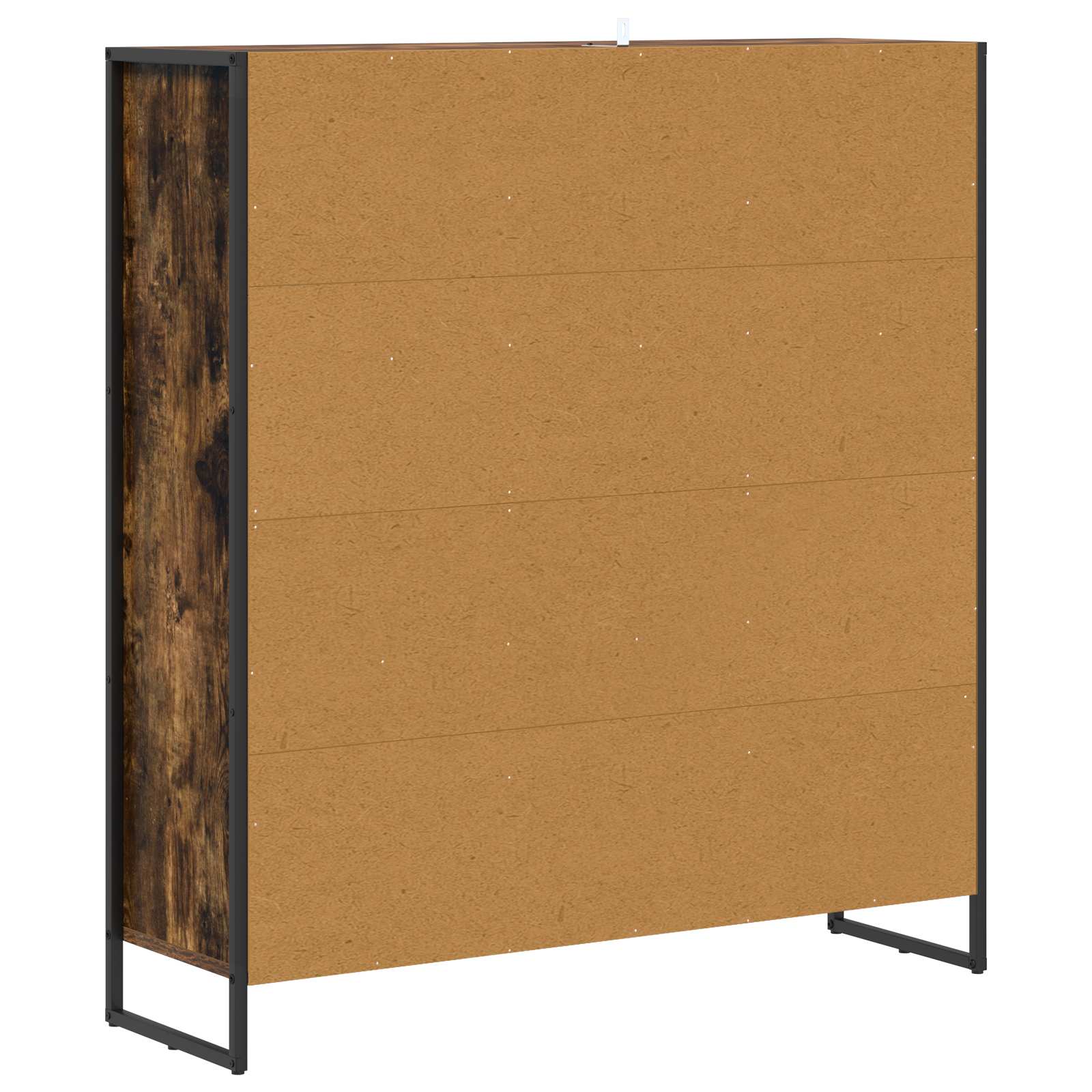 Boekenkast Rook Eik 99,5 x 30 x 108,5 cm Bewerkt hout is nu te koop bij PeponiXL, paradijselijk wonen!