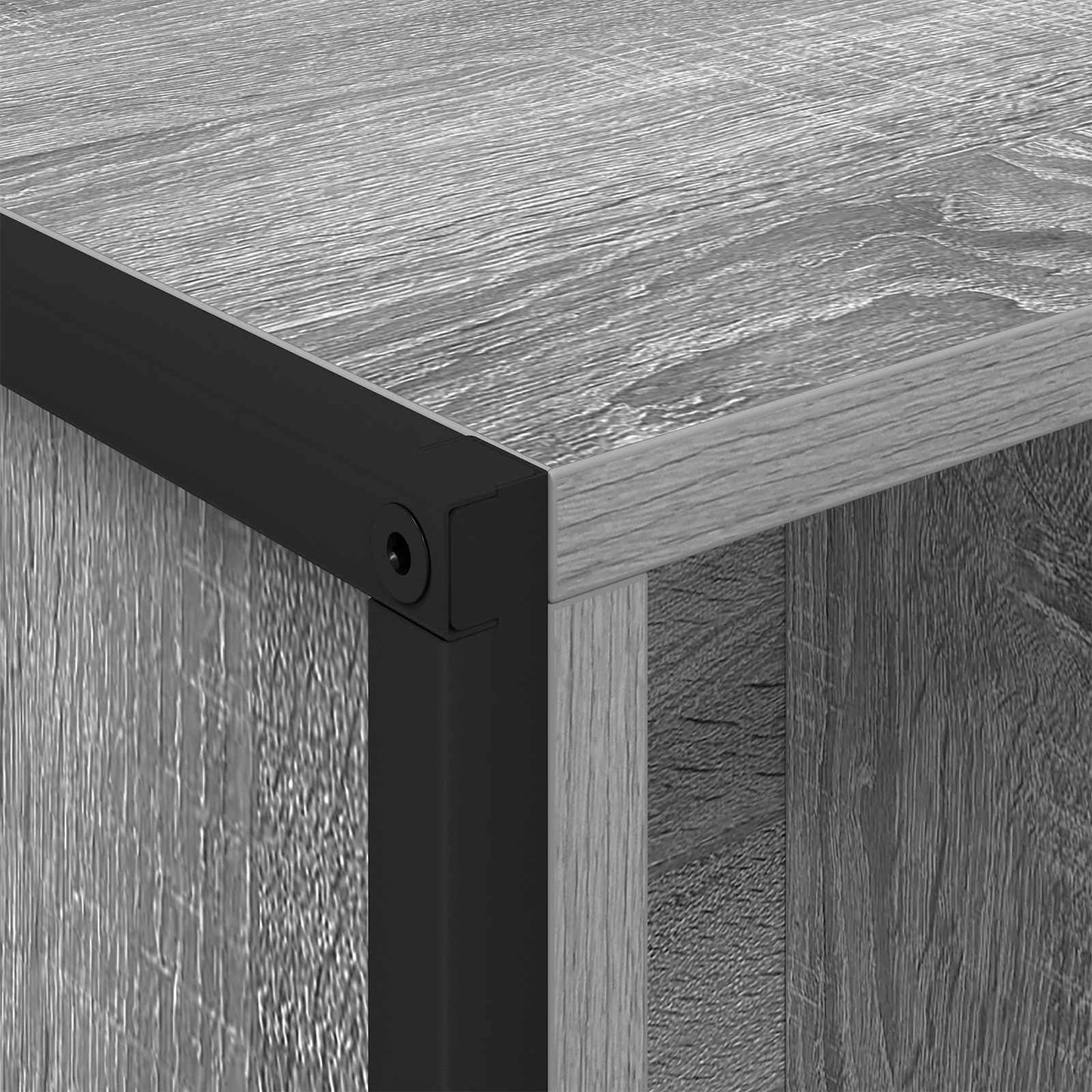 Boekenkast Grijs Sonoma 99,5 x 30 x 108,5 cm Bewerkt hout is nu te koop bij PeponiXL, paradijselijk wonen!