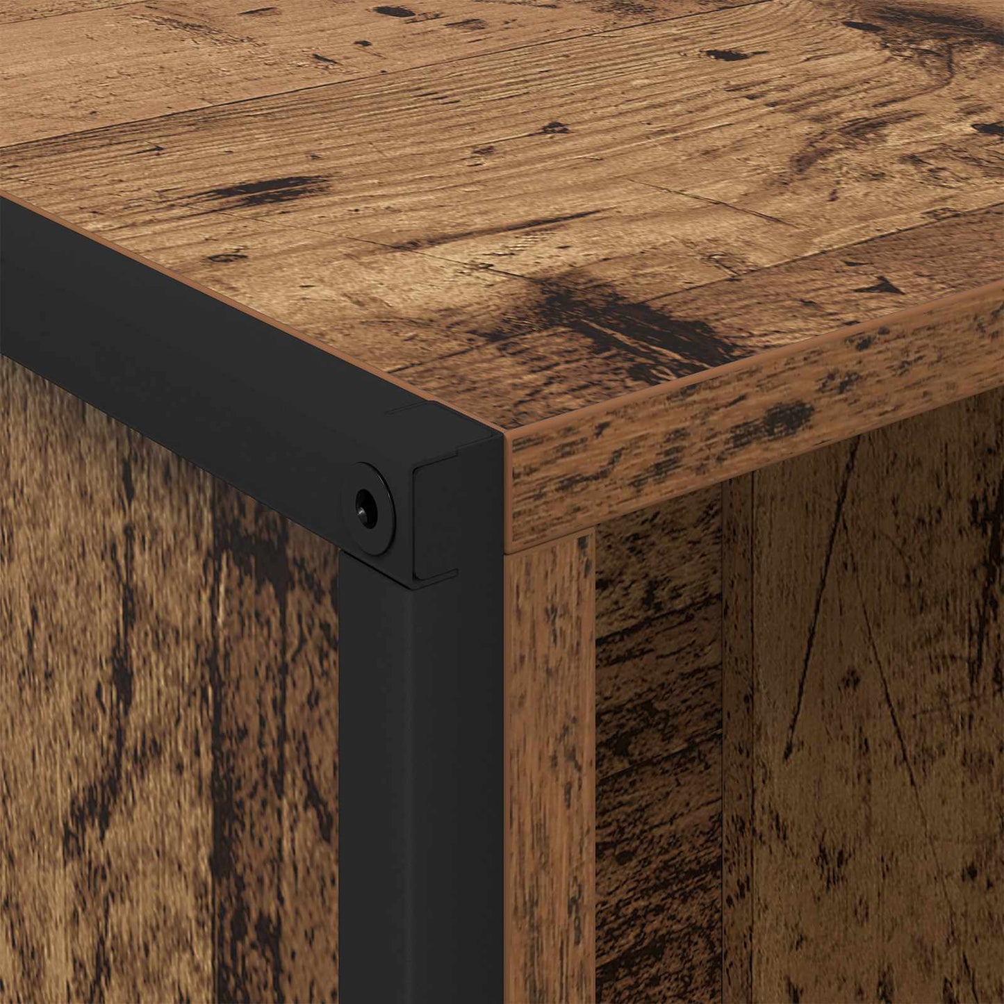 Boekenkast Oud Hout 99,5 x 30 x 108,5 cm Bewerkt hout is nu te koop bij PeponiXL, paradijselijk wonen!