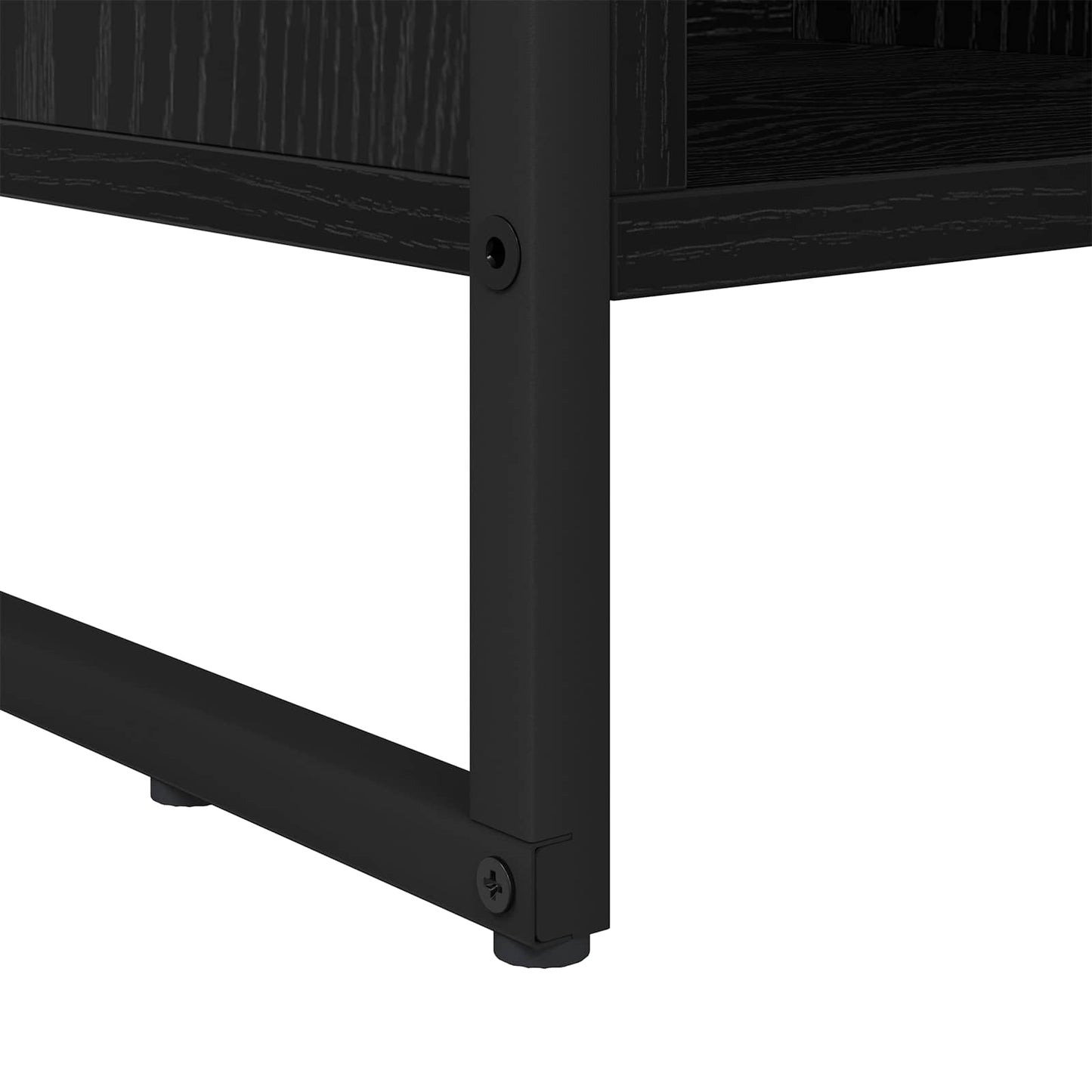 Boekenkast Zwart Eiken 99,5 x 30 x 108,5 cm Bewerkt hout is nu te koop bij PeponiXL, paradijselijk wonen!