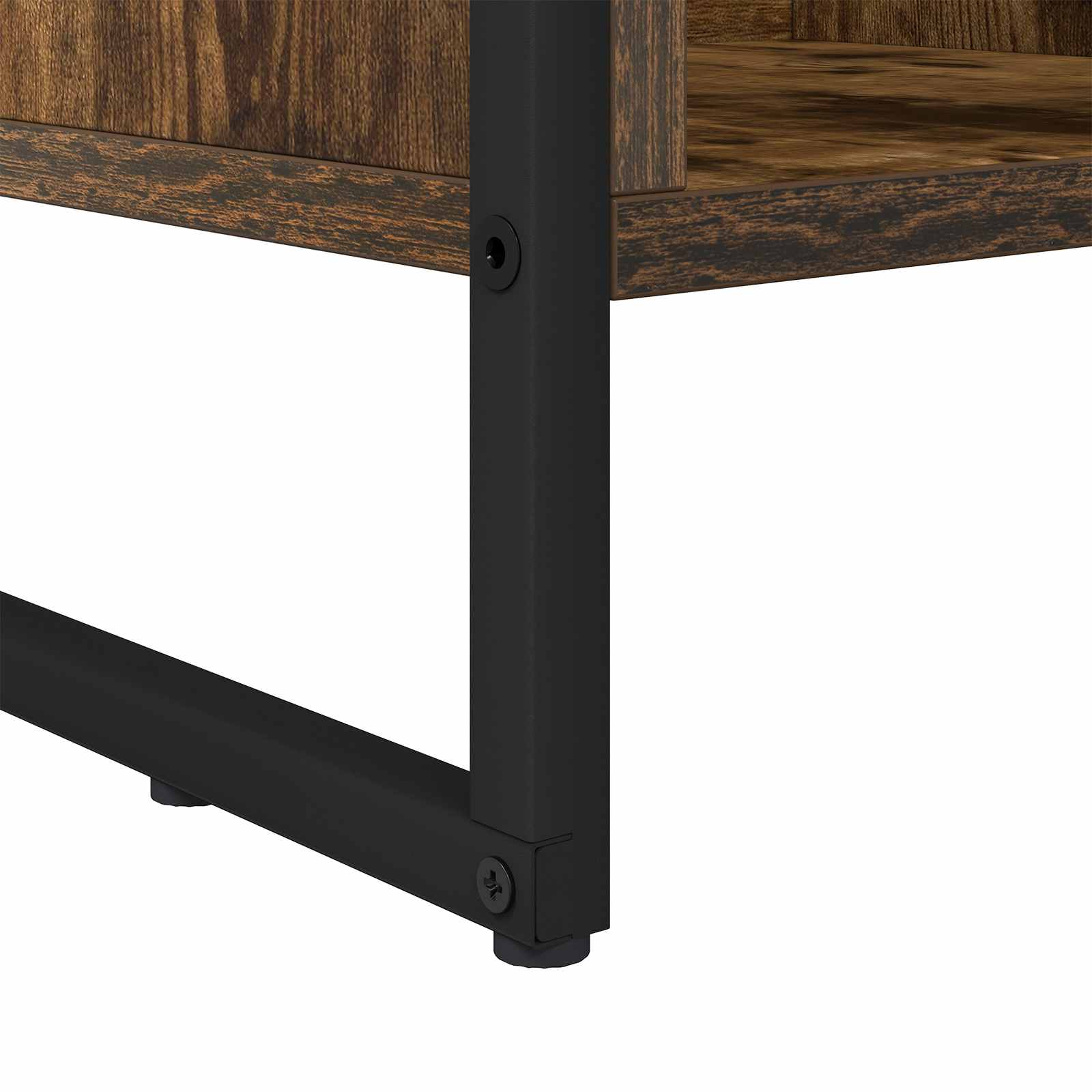 Boekenkast Rook Eik 99,5 x 30 x 108,5 cm Bewerkt hout is nu te koop bij PeponiXL, paradijselijk wonen!