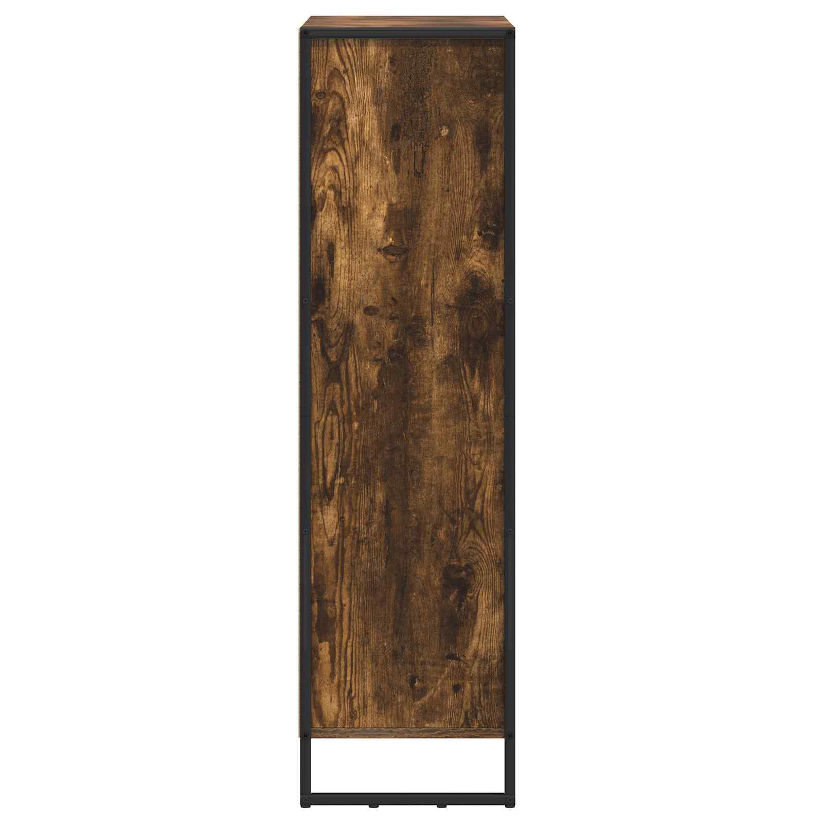 Boekenkast Rook Eik 99,5 x 30 x 108,5 cm Bewerkt hout is nu te koop bij PeponiXL, paradijselijk wonen!