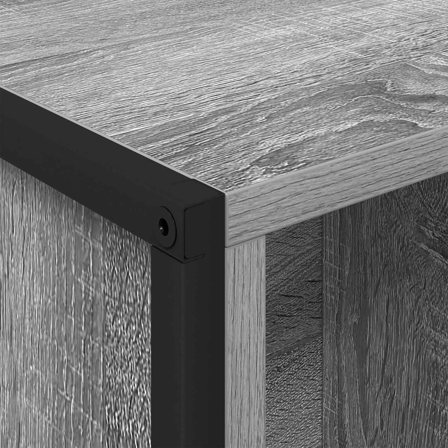 Boekenkast Grijs Sonoma 99,5 x 30 x 108,5 cm Bewerkt hout is nu te koop bij PeponiXL, paradijselijk wonen!